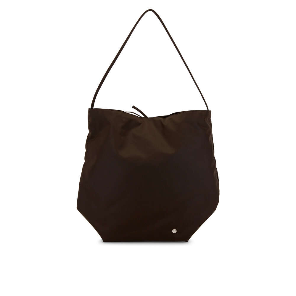 Park Large Nylon Tote Bag in Brown - The Row