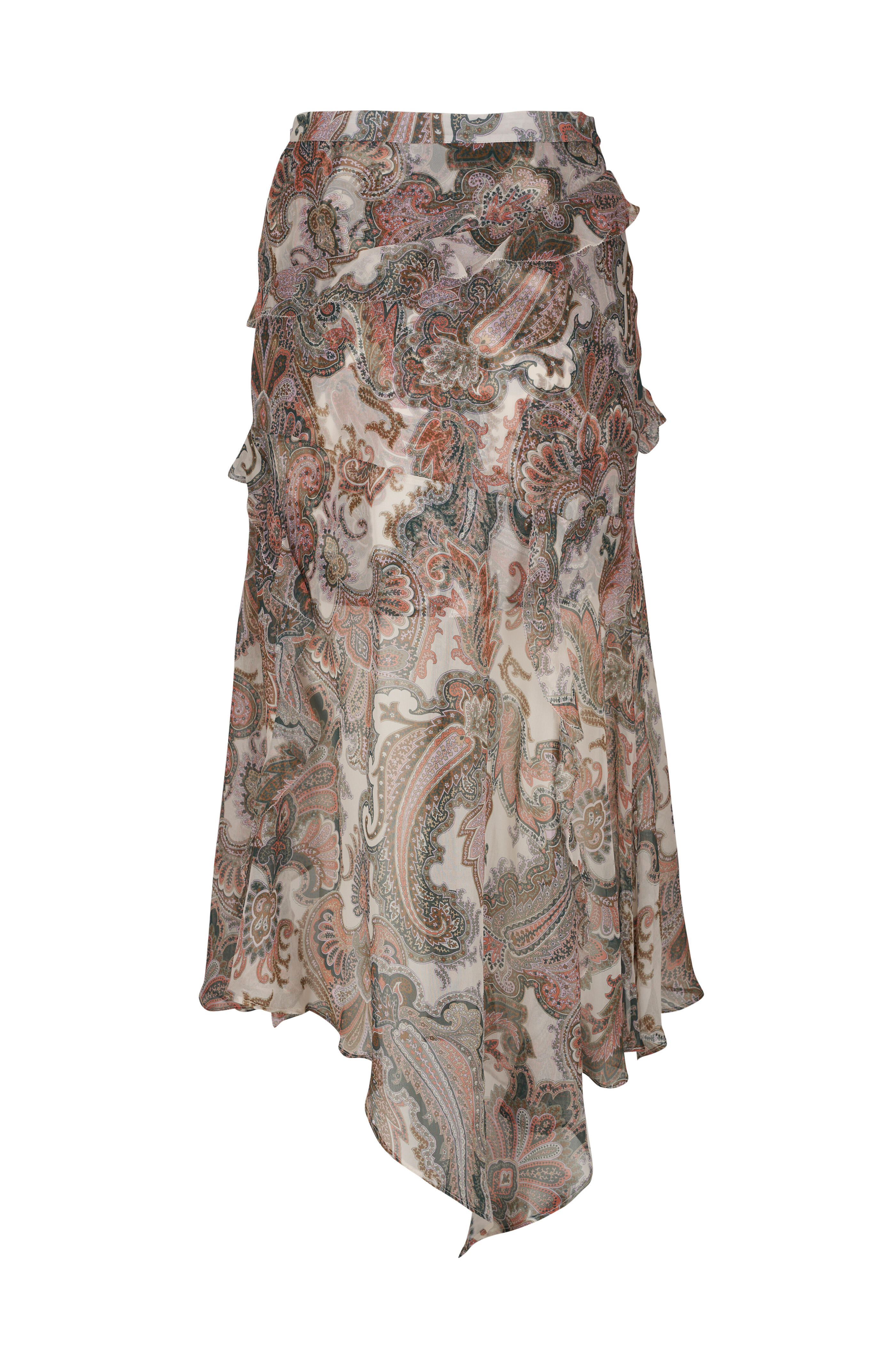 Veronica Beard - Eleonora Floral-Print Silk Skirt