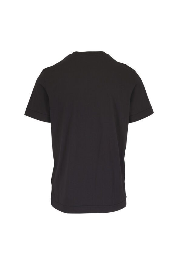 Moncler Dark Navy Cotton T-Shirt - view 3