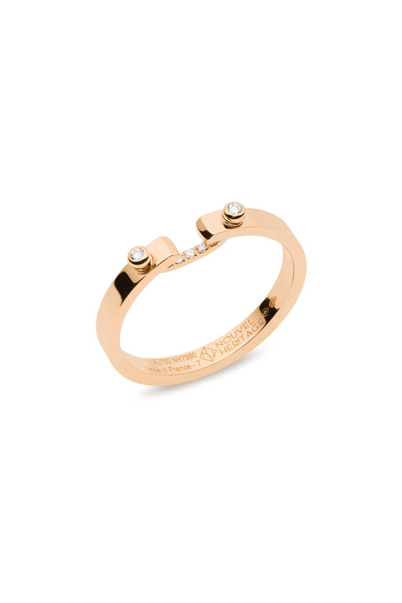 Nouvel Heritage - Business Meeting PM 18K Rose Gold Ring
