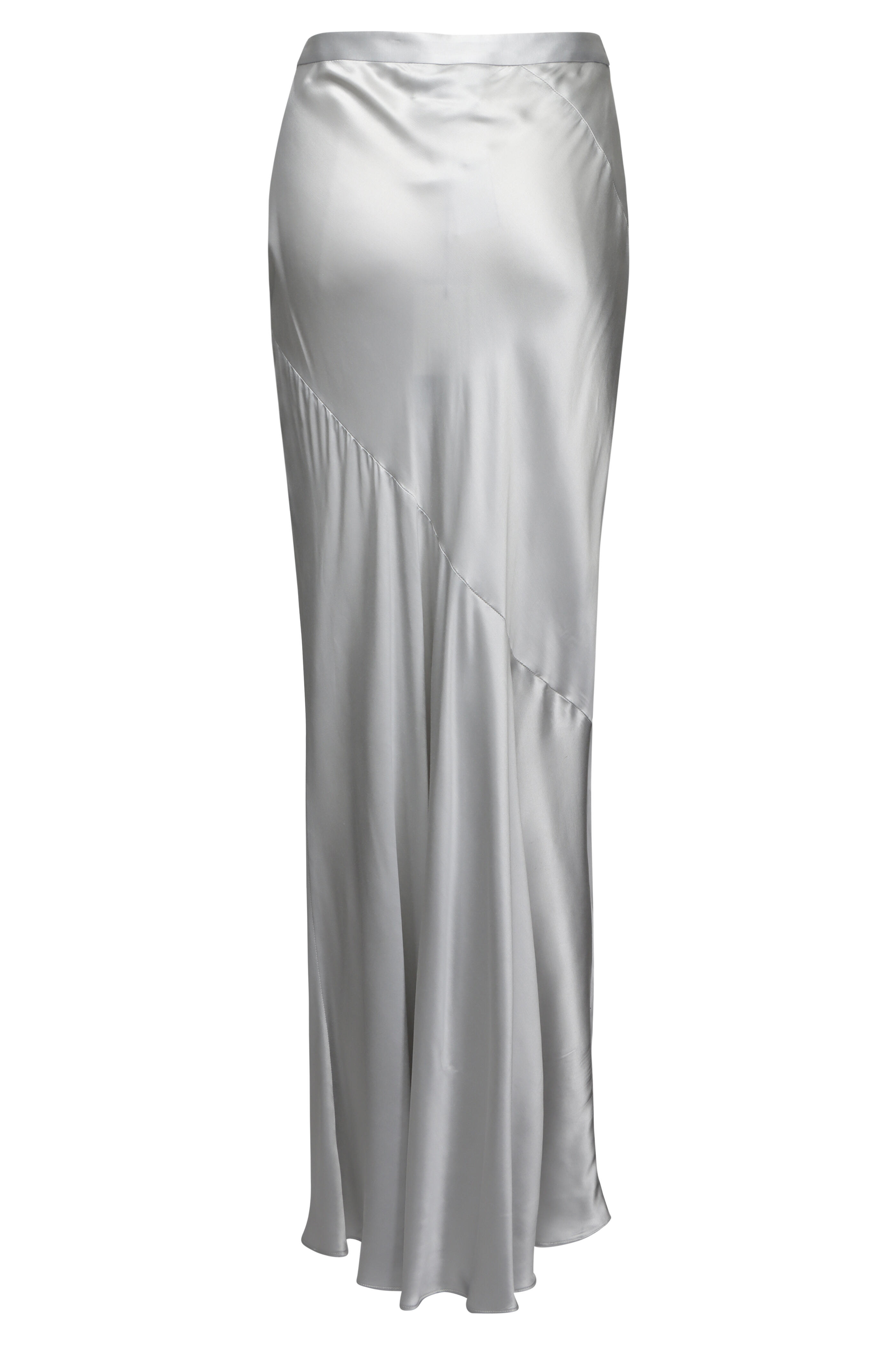 TWP - My Endless Love Light Grey Maxi Skirt