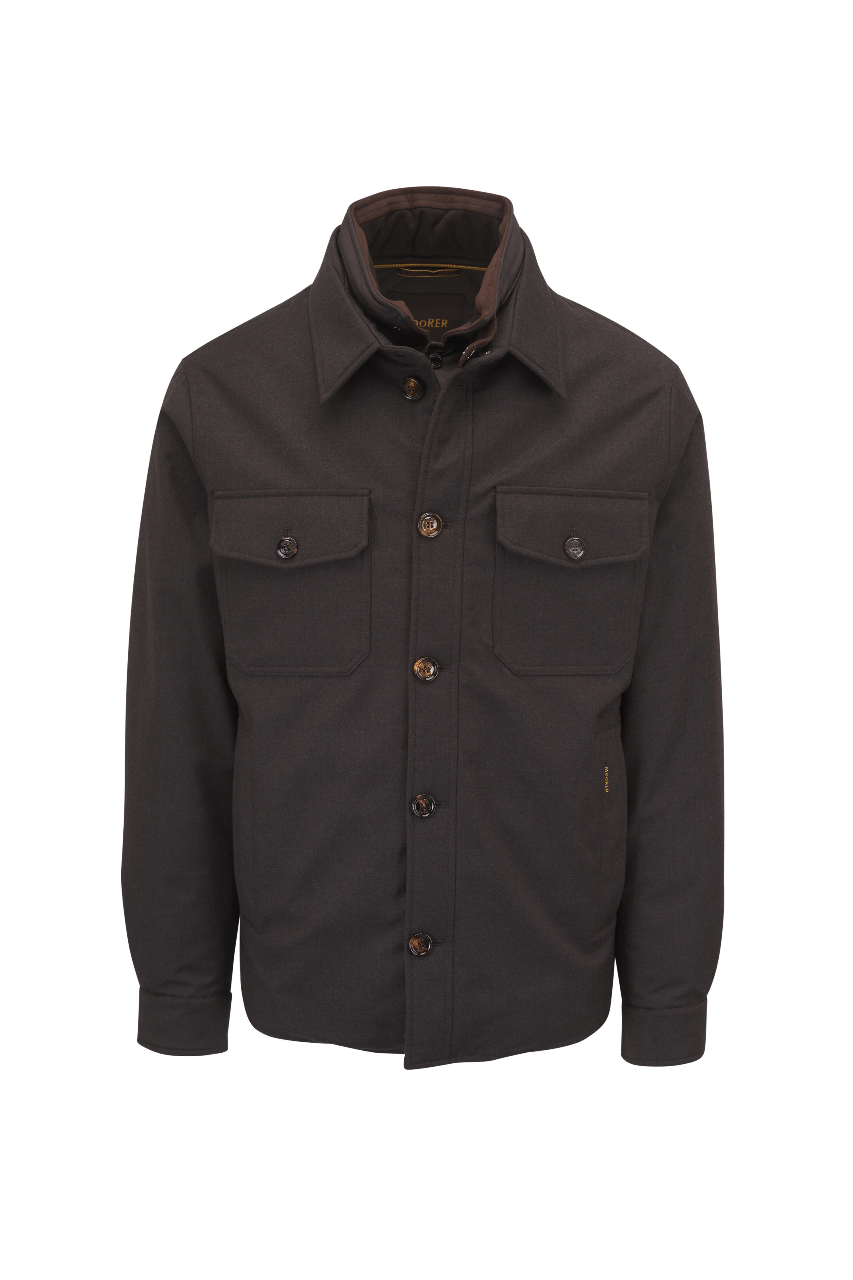 Moorer - Brown Waterproof Down Field Jacket