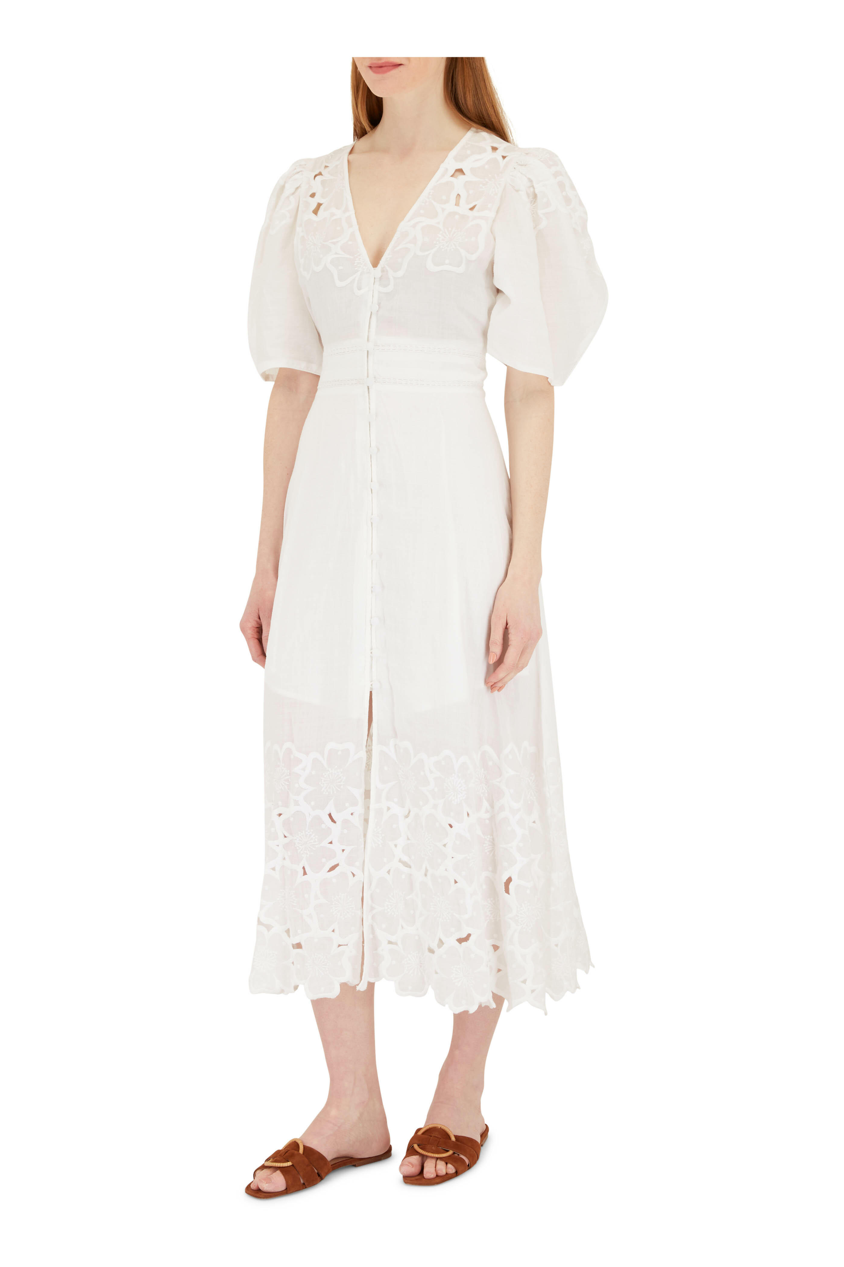 Veronica Beard - Hope Eyelet Maxi Dress | Mitchell Stores