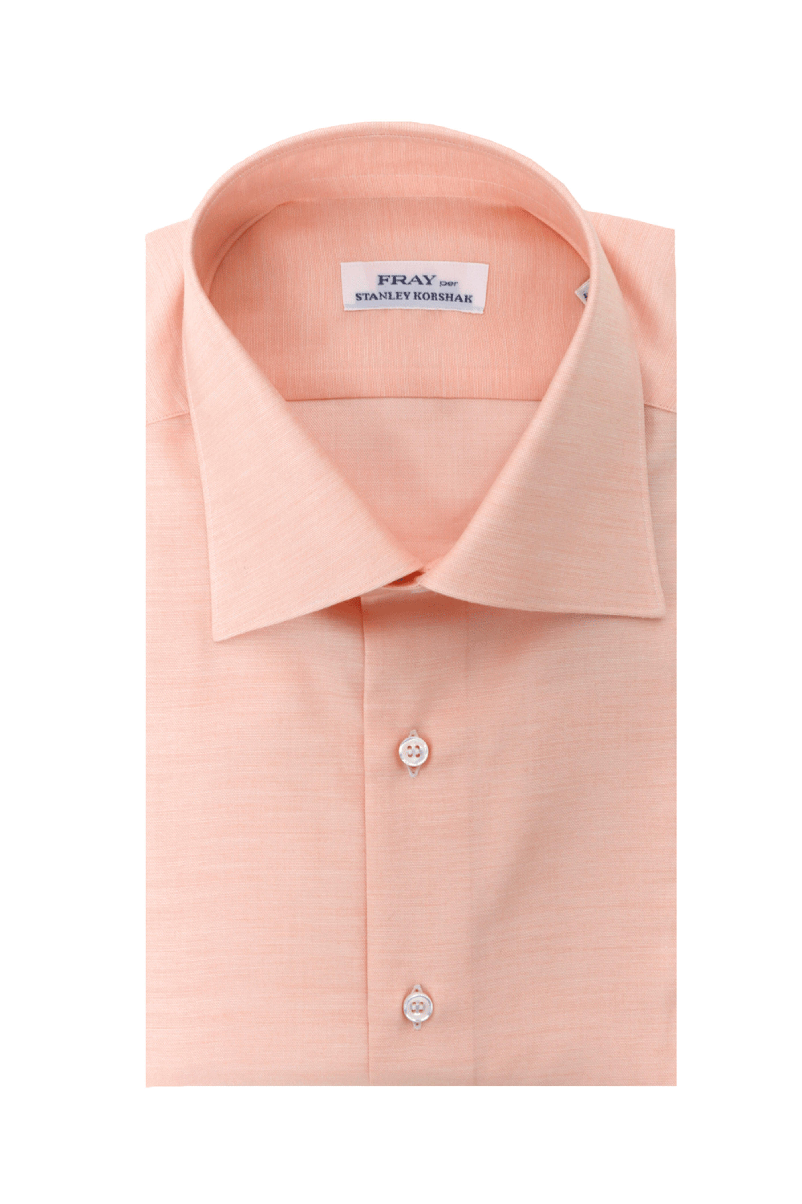 Fray - Twill Peach Dress Shirt