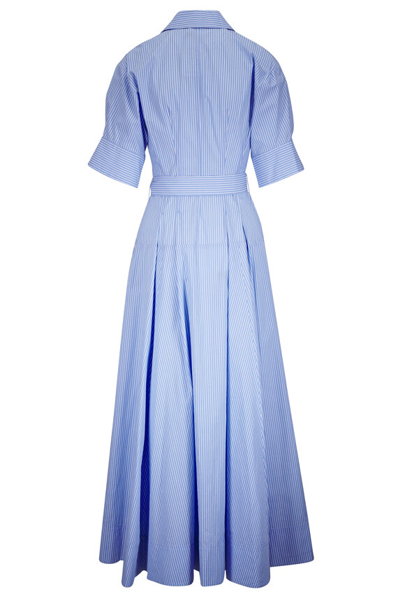 Simkhai - Acacia Royal Blue Draped Jersey Midi Dress
