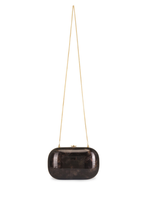 Jeffrey Levinson Elina Plus Monet Espresso & Gold Clutch - view 2