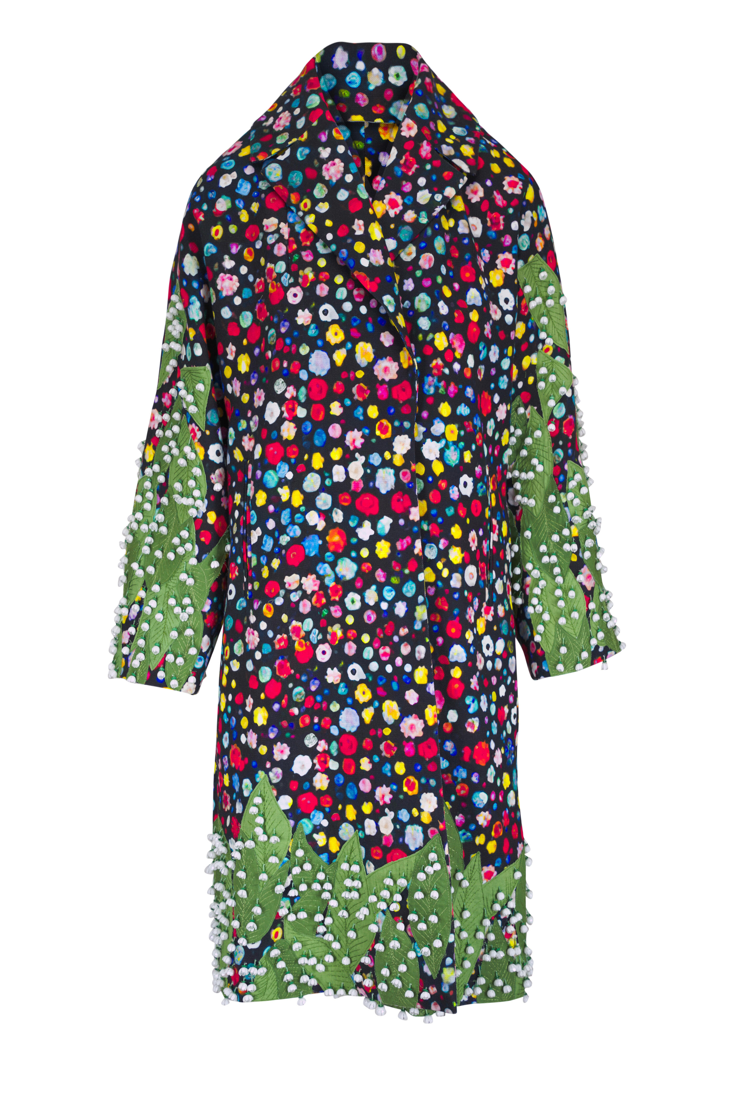 Libertine - Spring Leaves Multicolor Oversized Coat