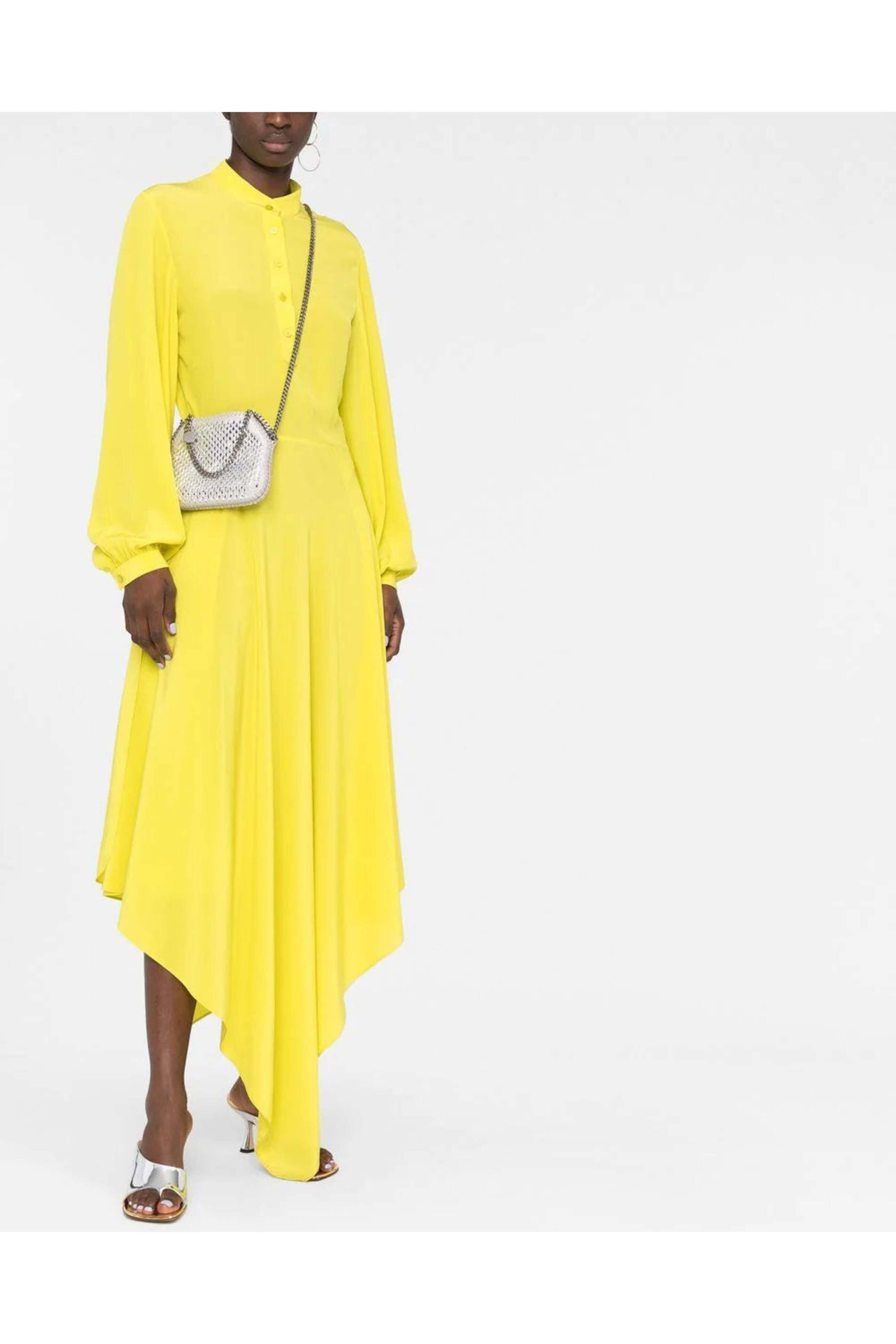 Stella McCartney - Falabella Crystal Mesh Mini Tote Bag in Silver