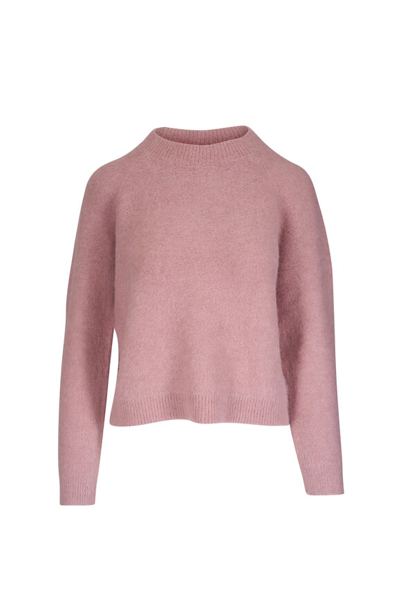 Vince Beet Root Brushed Crewneck Sweater