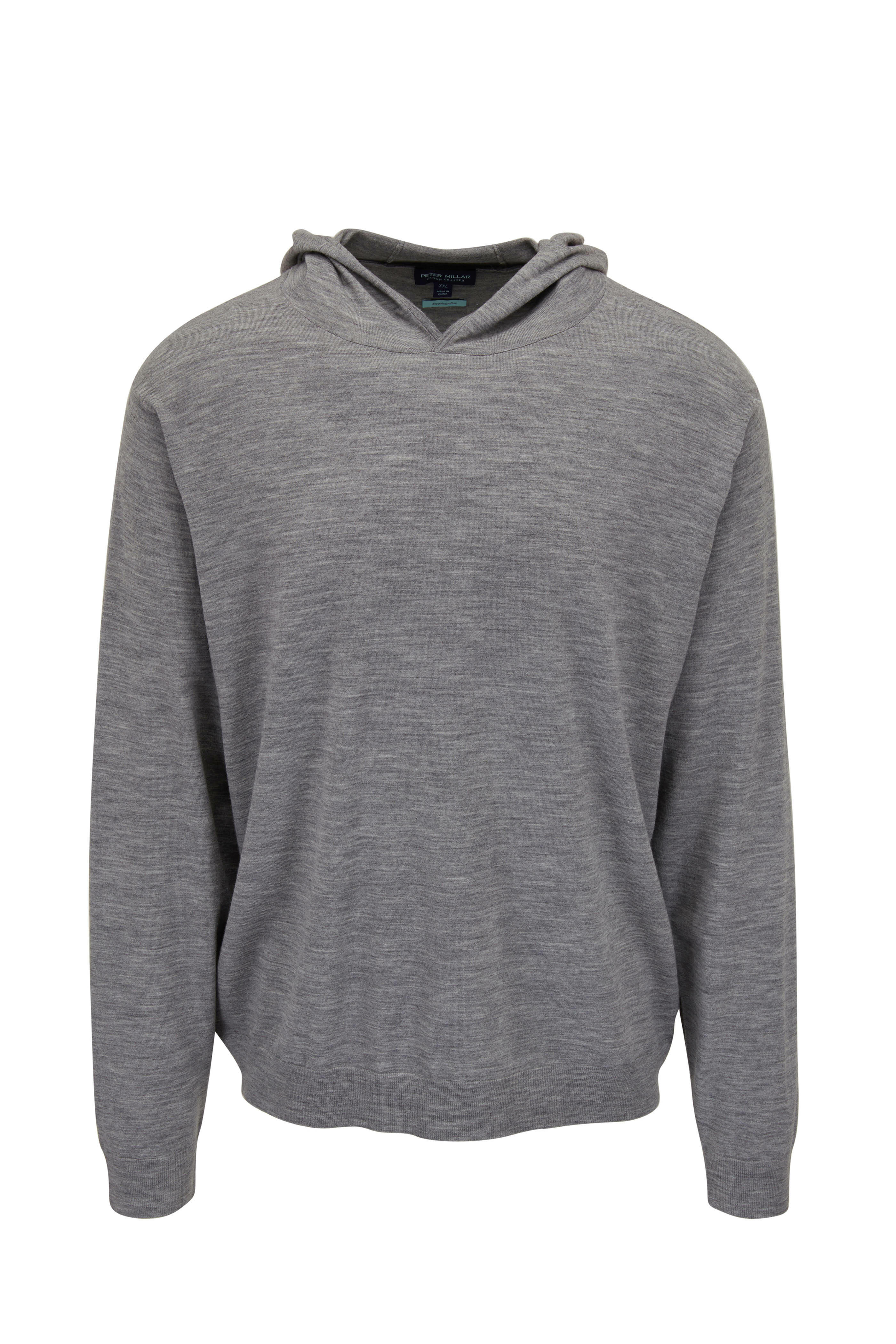 Peter Millar - Excursionist Gale Gray Pullover Hoodie