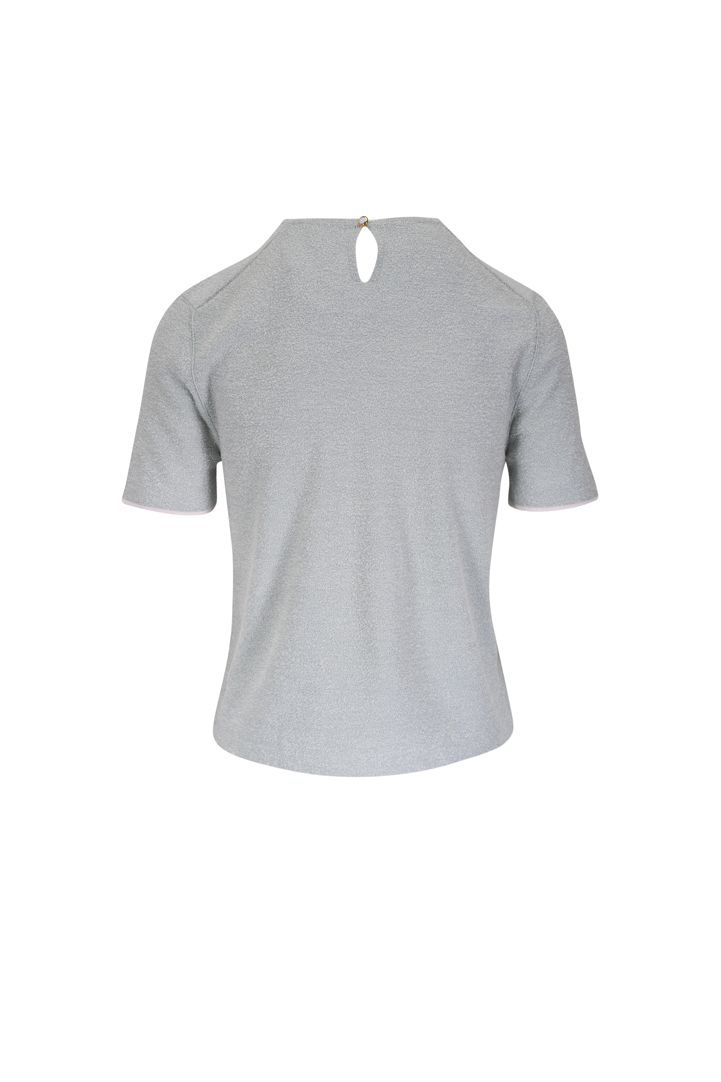 Loro Piana - Cannareggio Light Blue Silk & Cotton Sweater - view 2