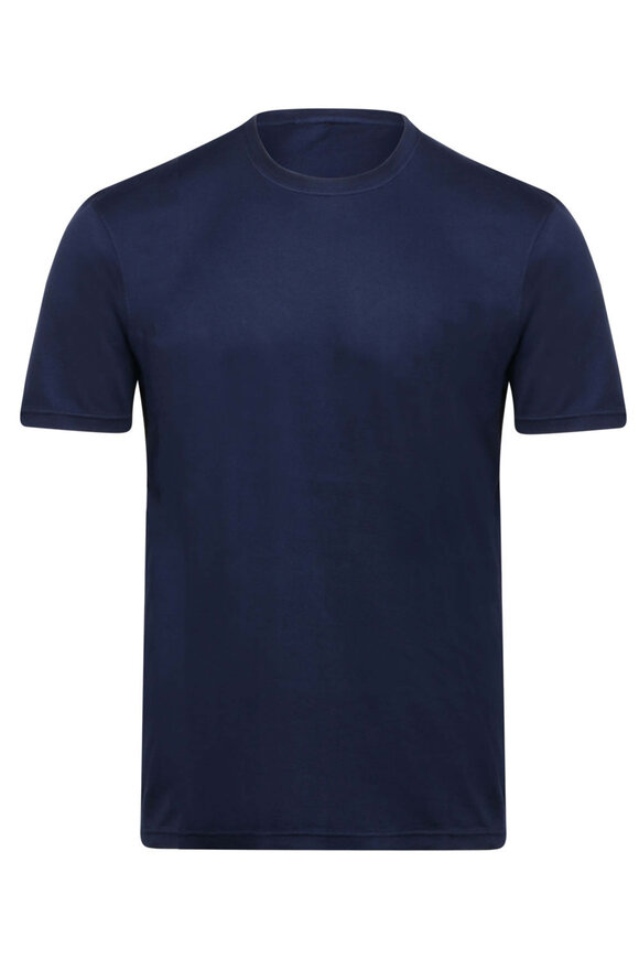 Tシャツ・カットソー KITON 25SS Blue Polo T-shirt UMK1090 K314 KITON: basic cotton polo shirt - Blue | Kiton polo shirt
