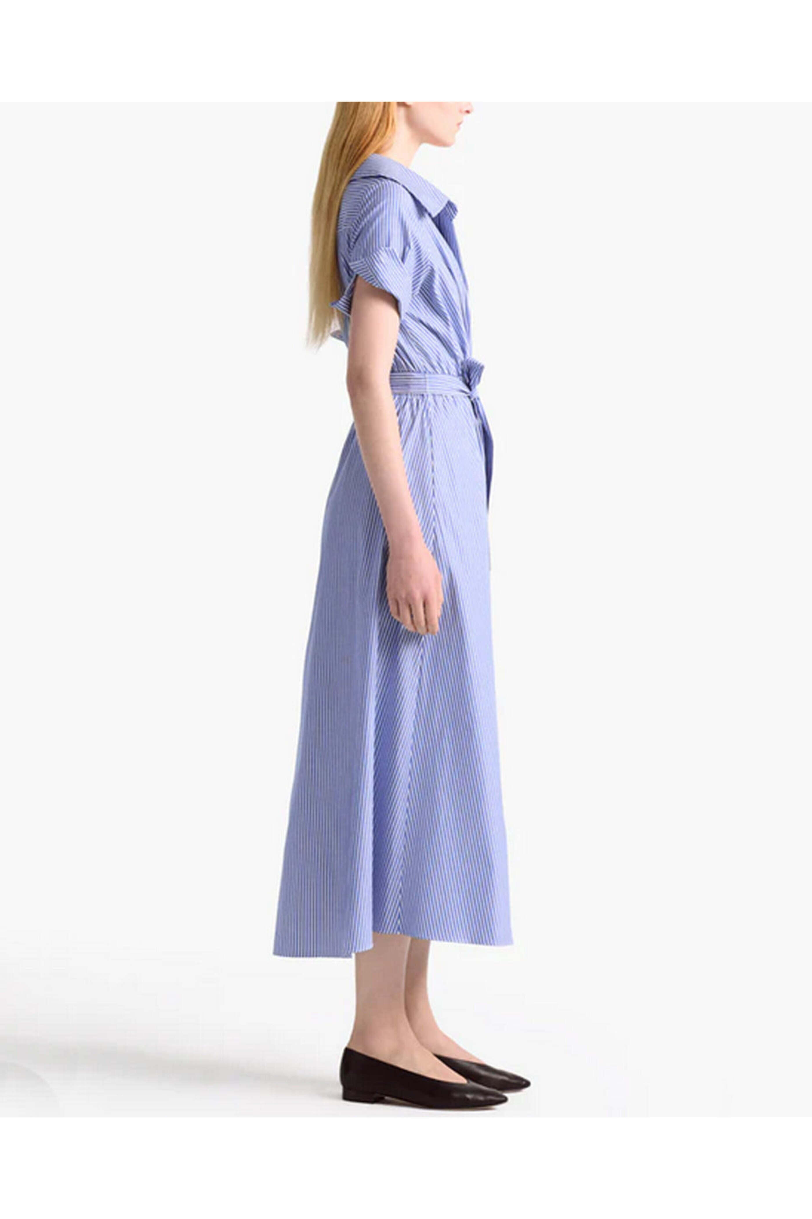 AUROLA Black & Blue Stripe Dress Mサイズ AUROLA Black & Blue Stripe Dress Mサイズ