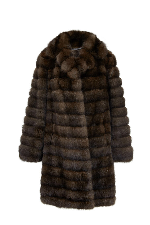 Oscar de la Renta Furs - Stroller Natural Russian Sable Coat