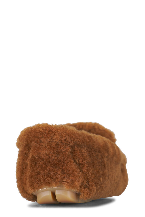 Prada - Caramel Fuzzy Slipper Driver