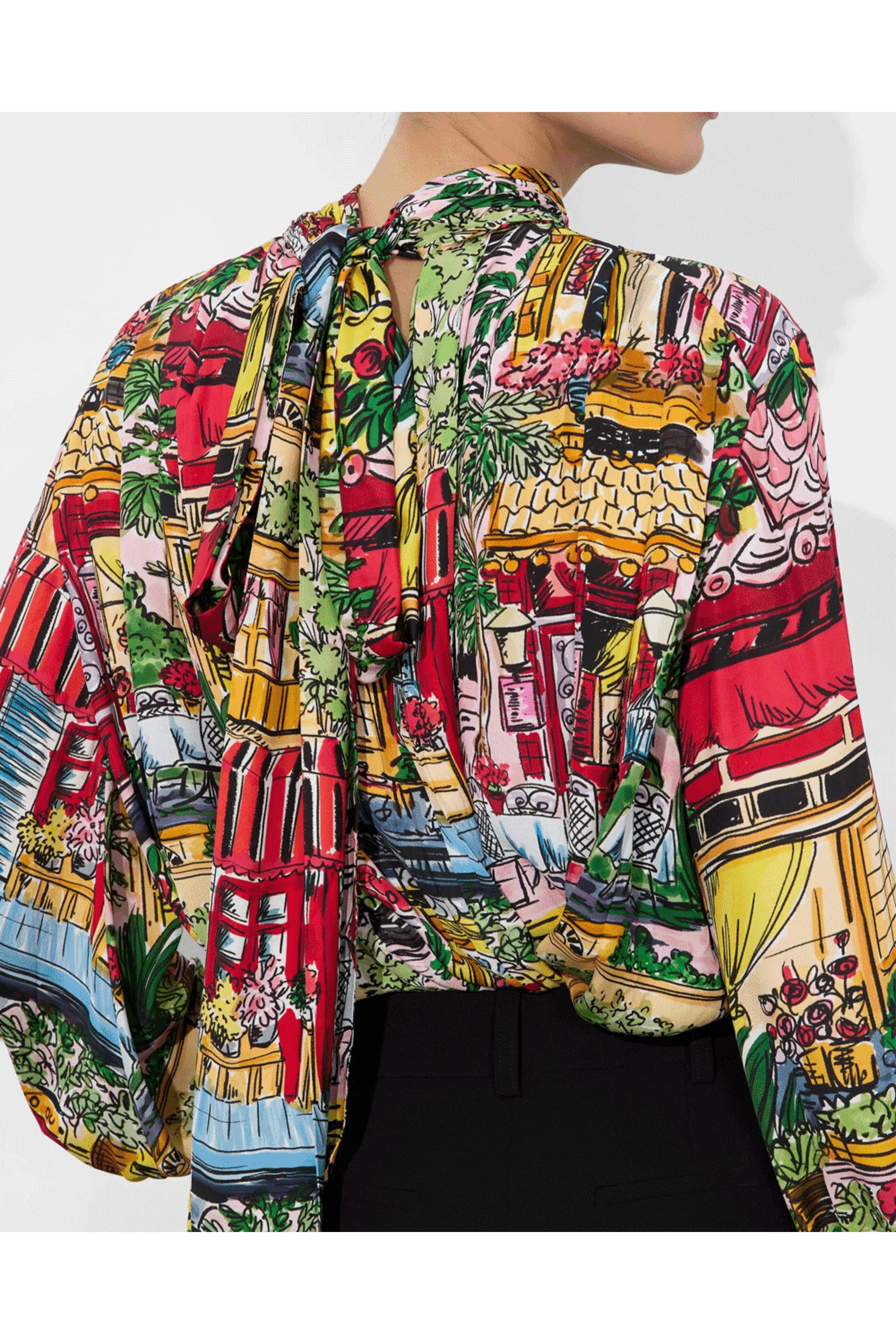 Alice & Olivia - Vacation Dreams Gertrude Blouse