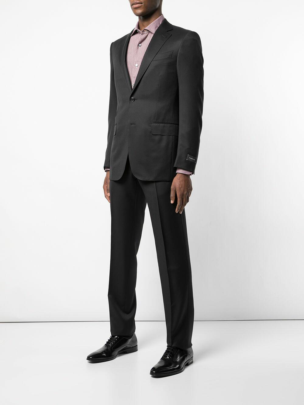 Zegna - Black High Performance Micronsphere Wool Suit