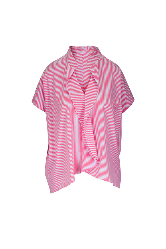 Valentino - Hot Pink Georgette Blouse | Mitchell Stores