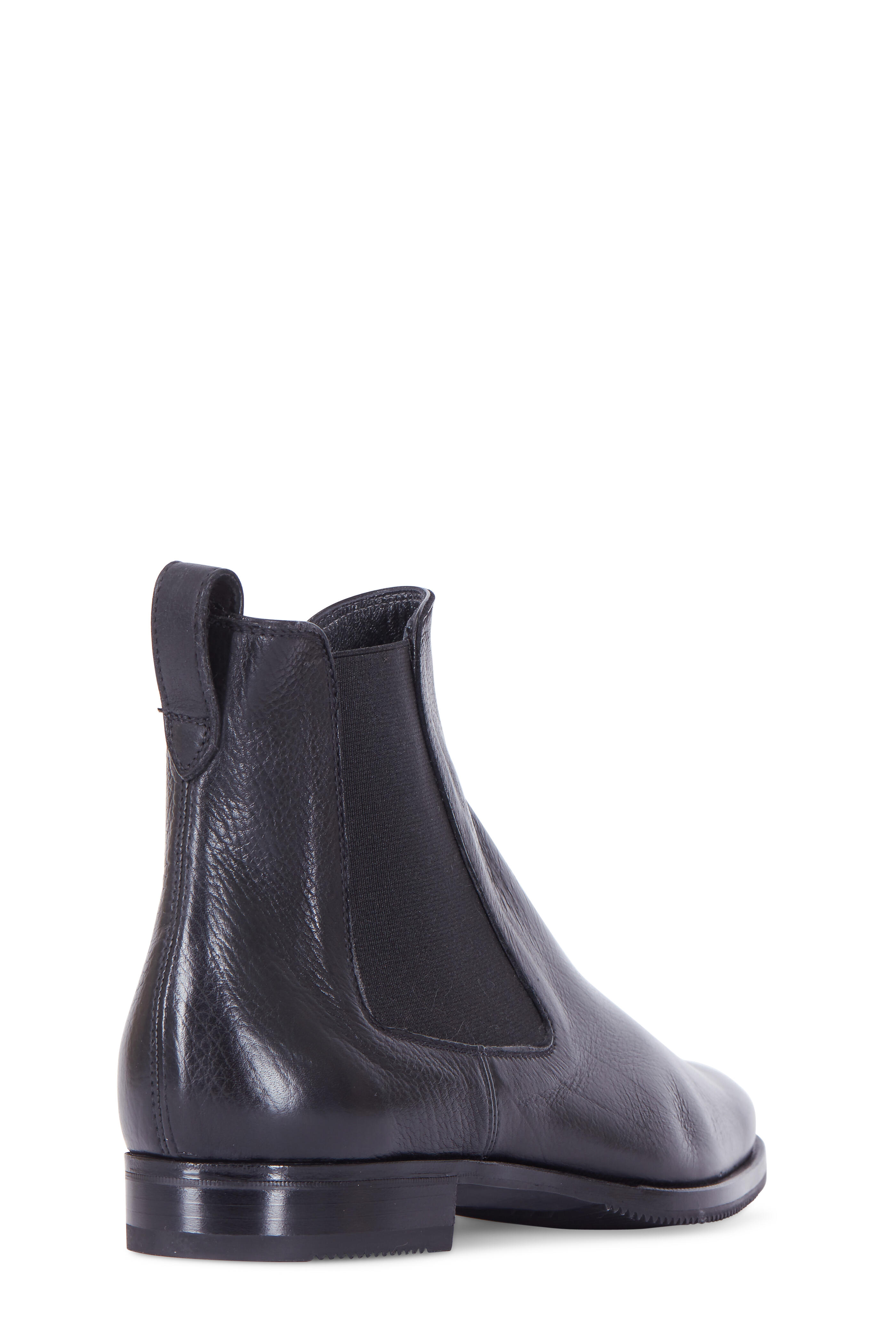 Gravati - Black Leather Jodhpur Boot