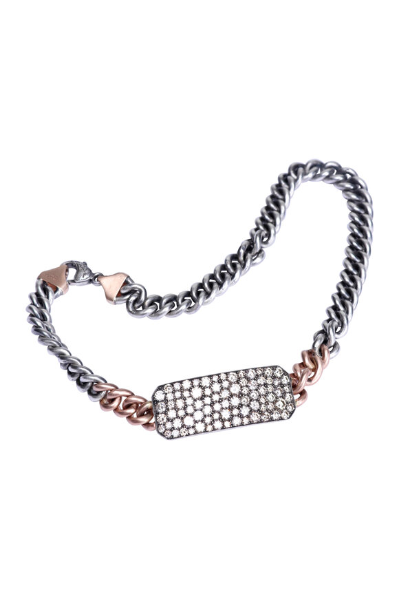 Sylva & Cie Double Wrap Black Ten Table Bracelet