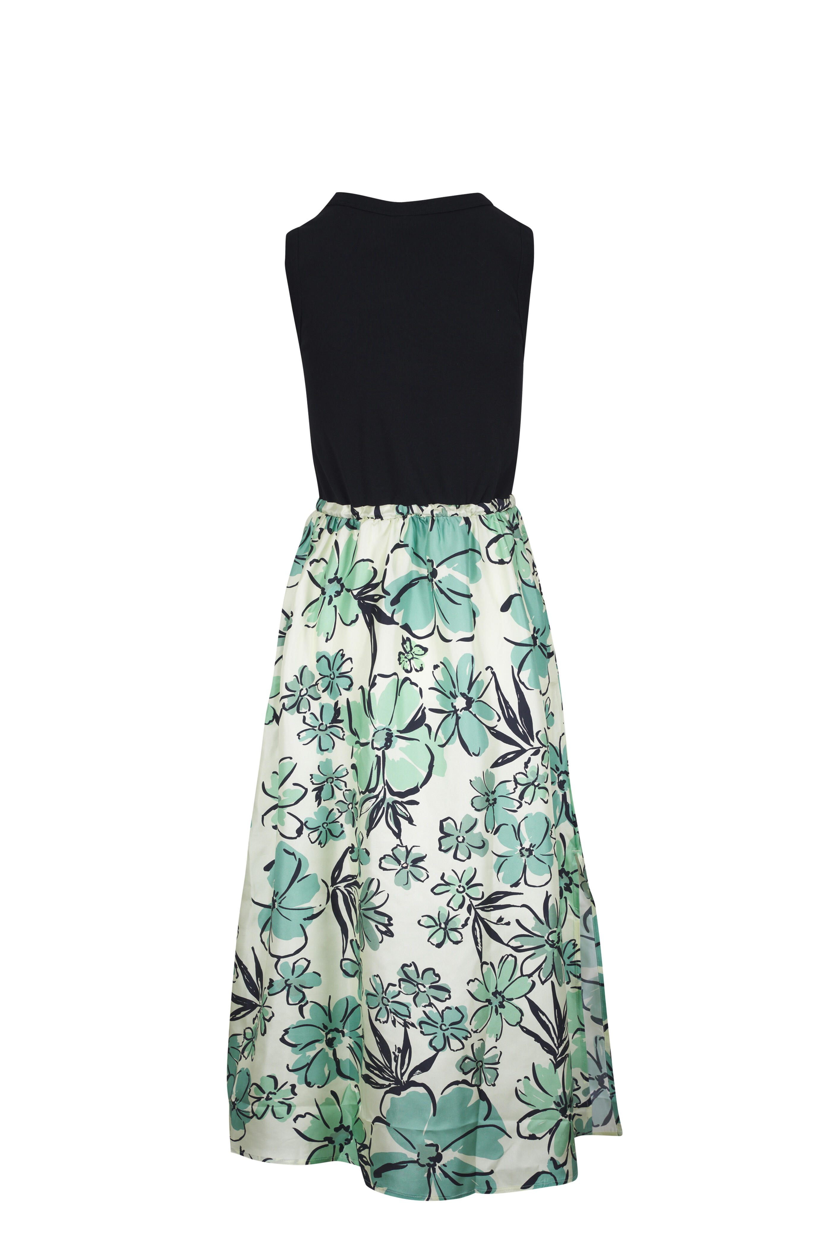 Bogner - Silke Black & Green Floral Print Dress