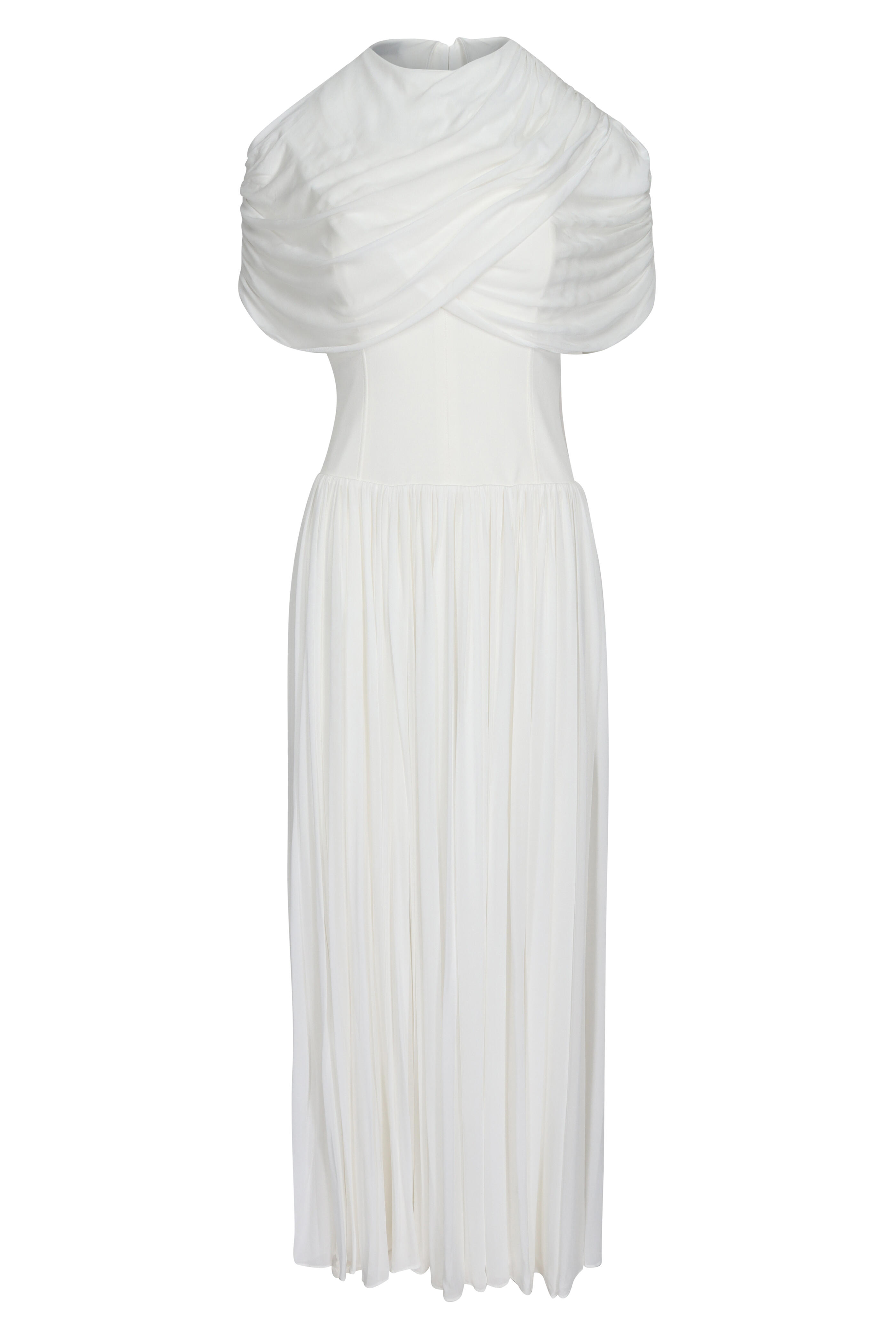 Simkhai - Nancie Ivory Cape Maxi Dress