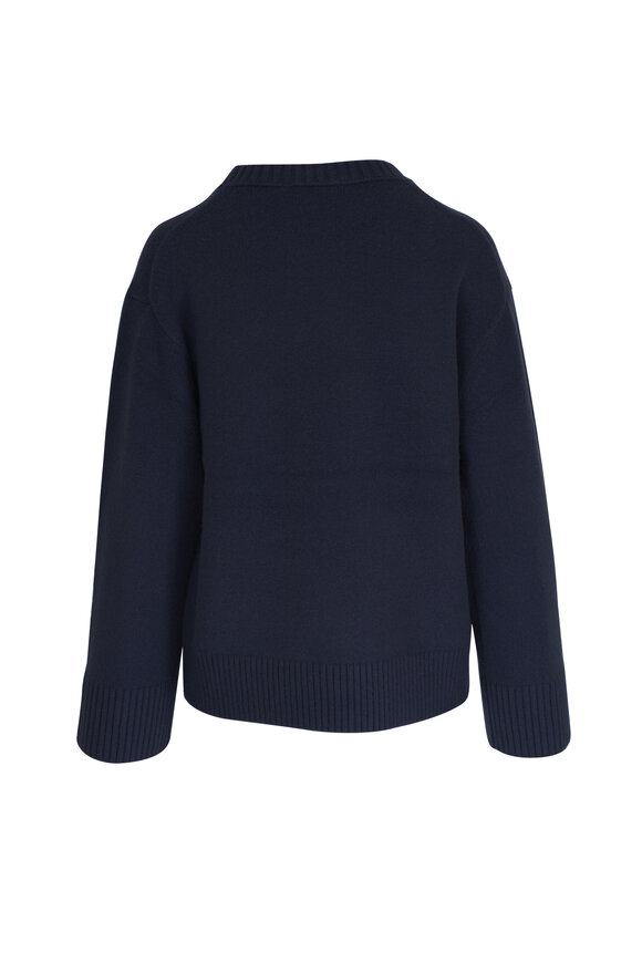 Dorothee Schumacher - Luxury Comfort Navy Blue Sweater 