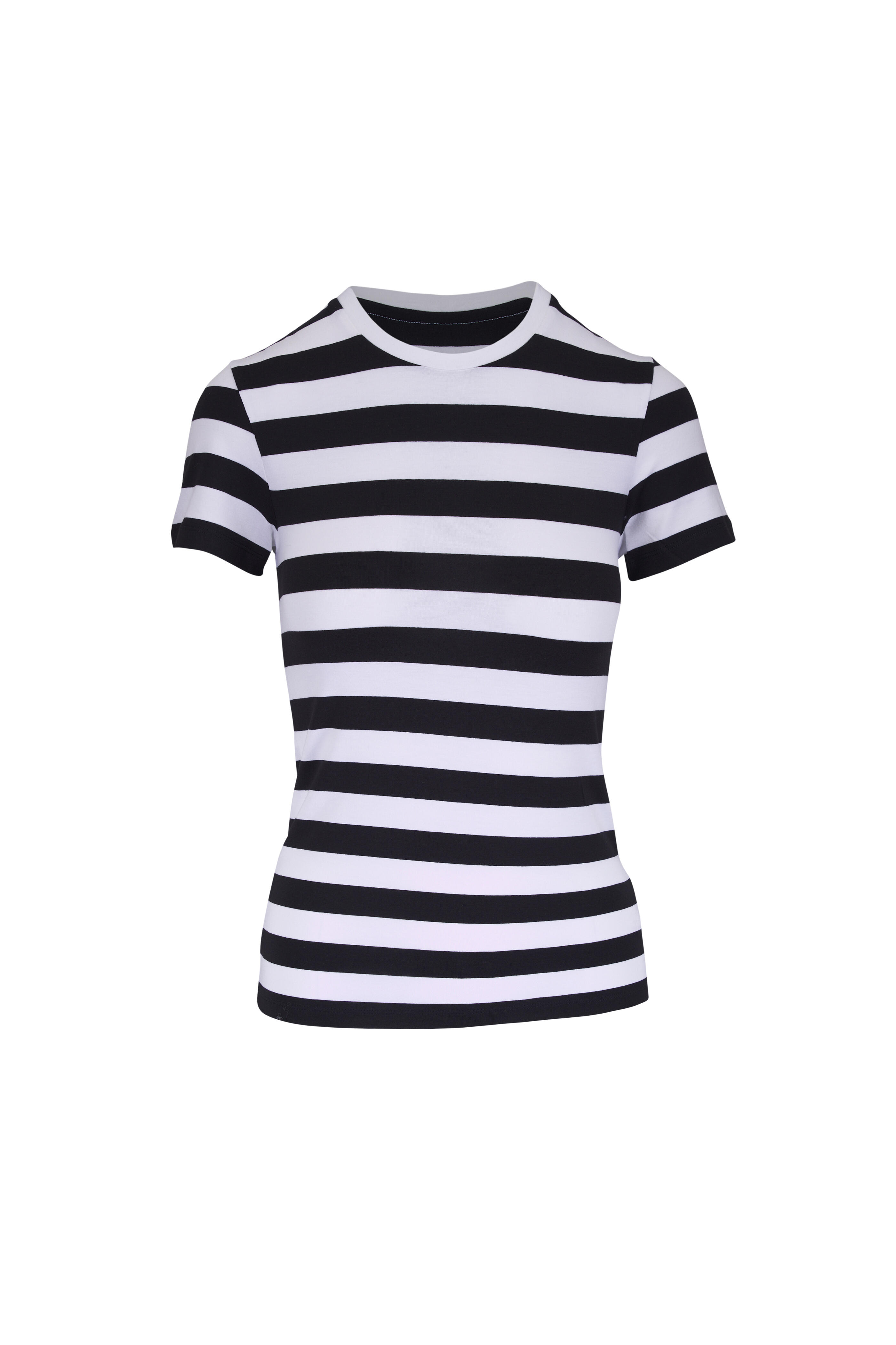 Majestic - Soft Touch Marine Stripe T-Shirt - view 1