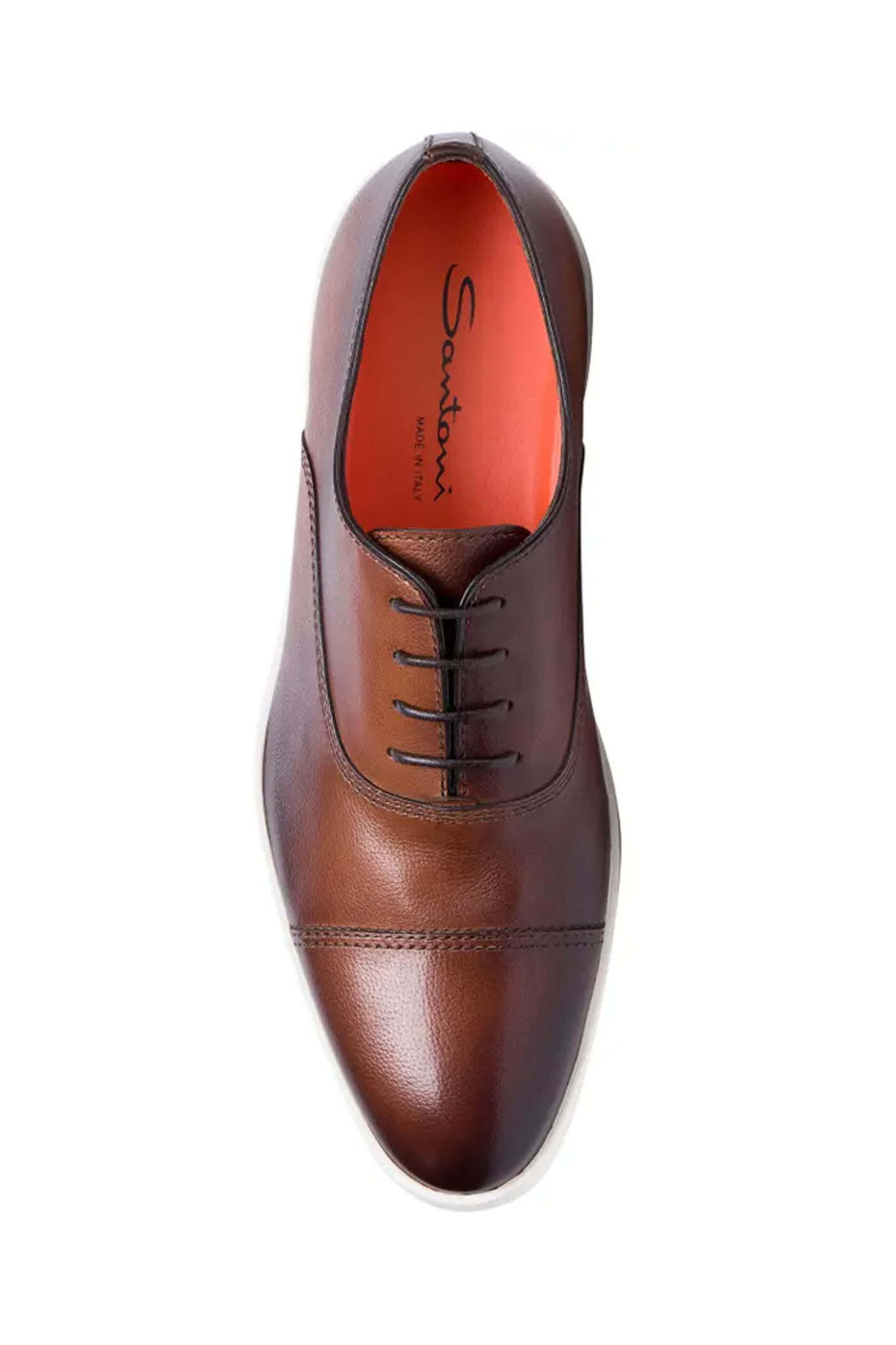 Santoni - Behemoth Sneaker in Dark Brown