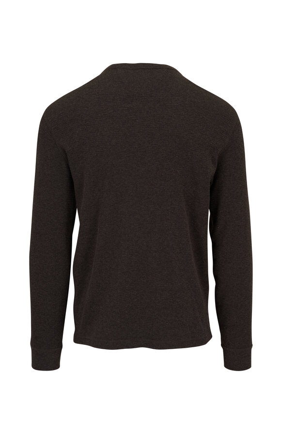 Faherty Brand - Ash Heather Surplus Thermal Waffle Crewneck 