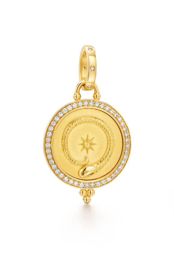 Temple St. Clair 18k Yellow Gold Diamond Terra Pendant