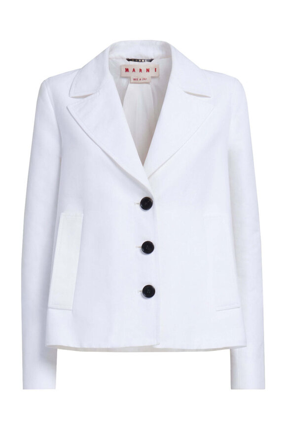 Marni - Lily White Aline Cady Jacket | Mitchell Stores
