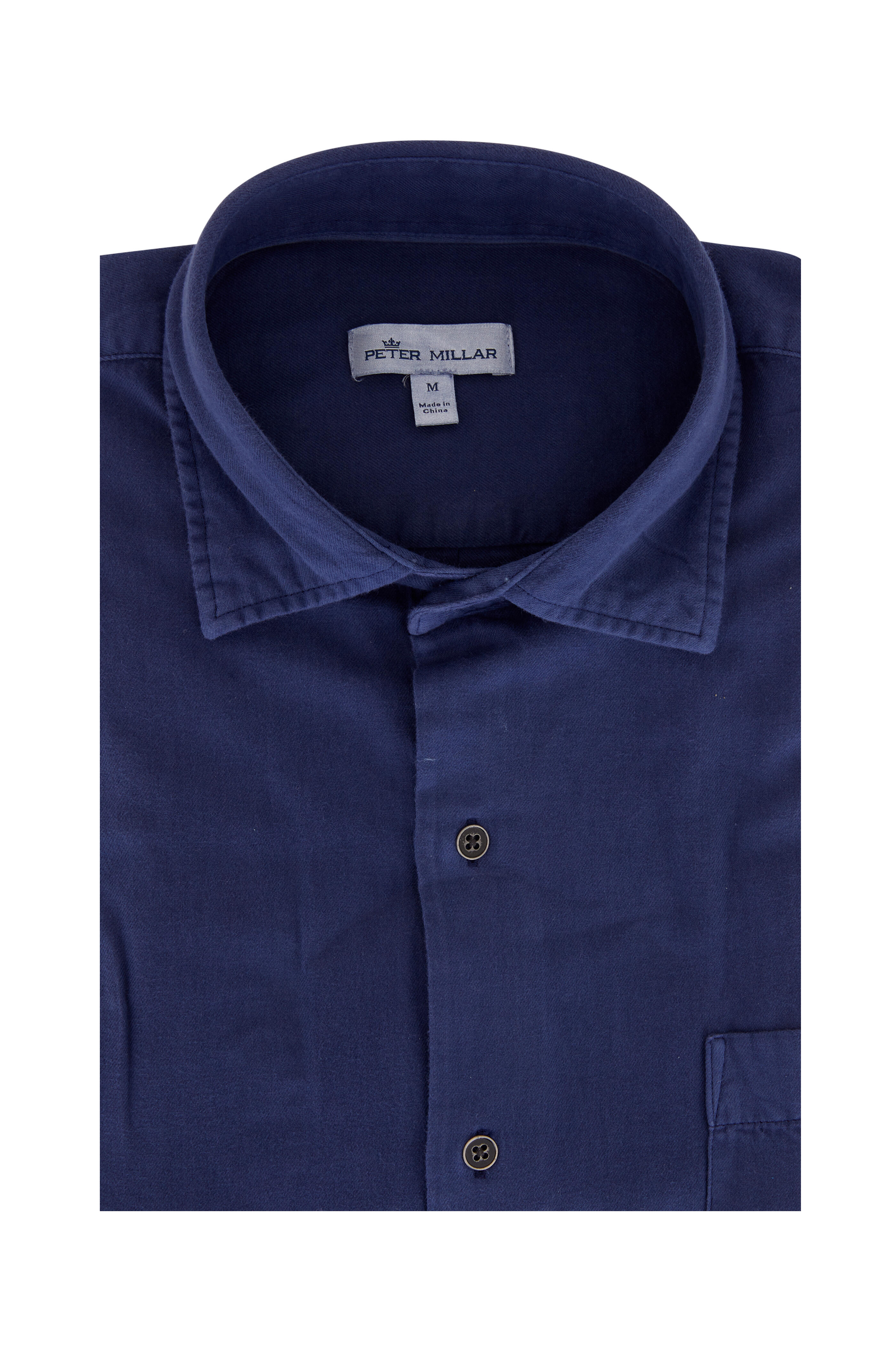 Peter Millar - Atlantic Blue Mountainside Cotton Sport Shirt