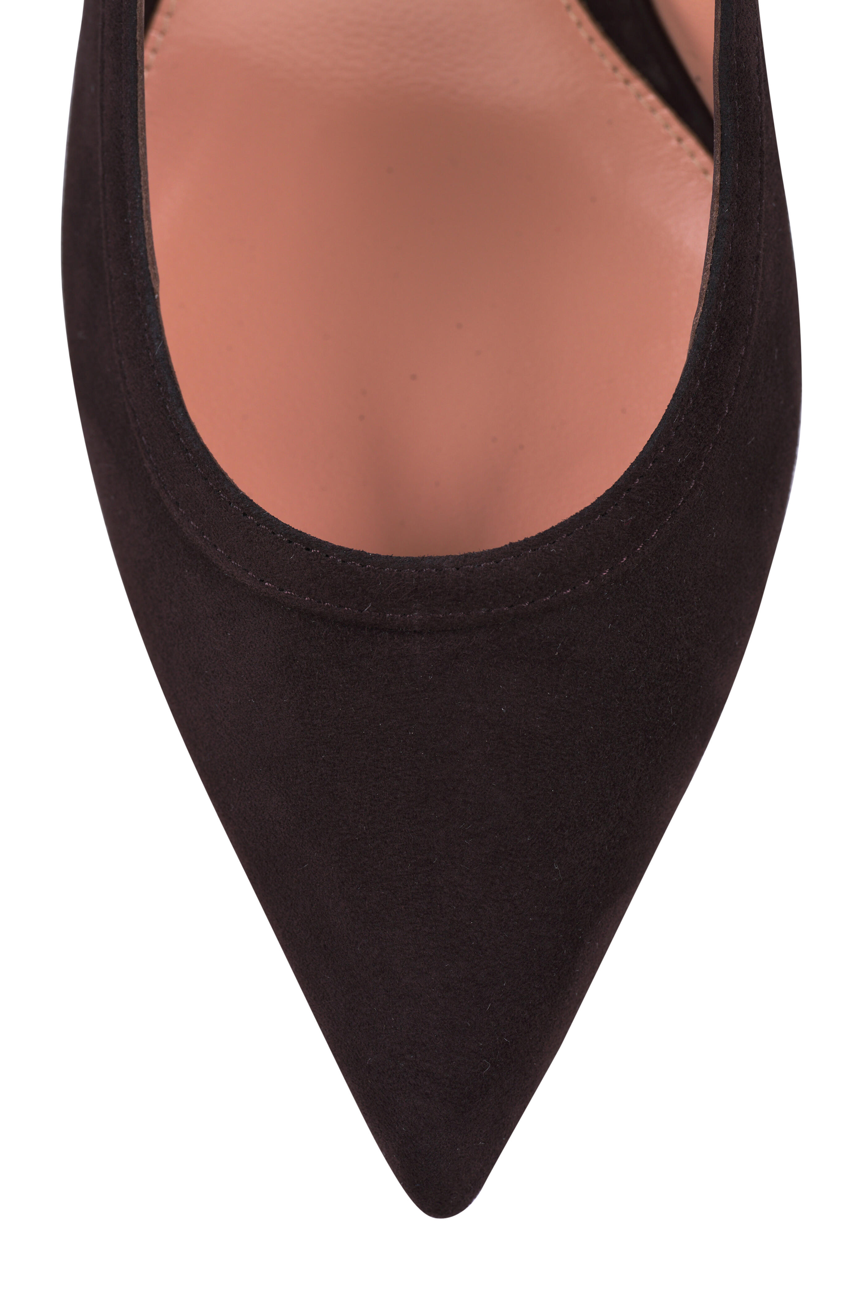 Gianvito Rossi - Allette Mocca Suede Slingback, 45mm