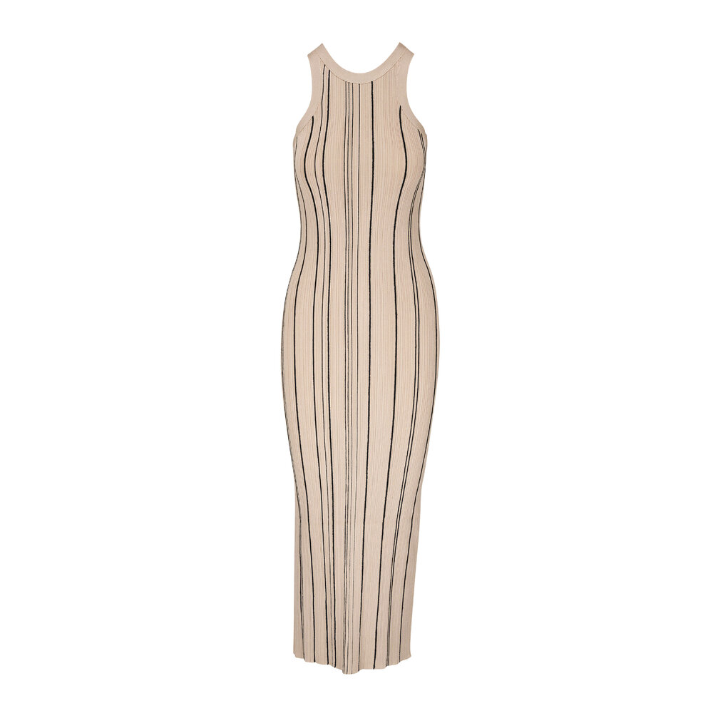 Totême - Curved Ribbed Fawn Tank Dress | Mitchell Stores