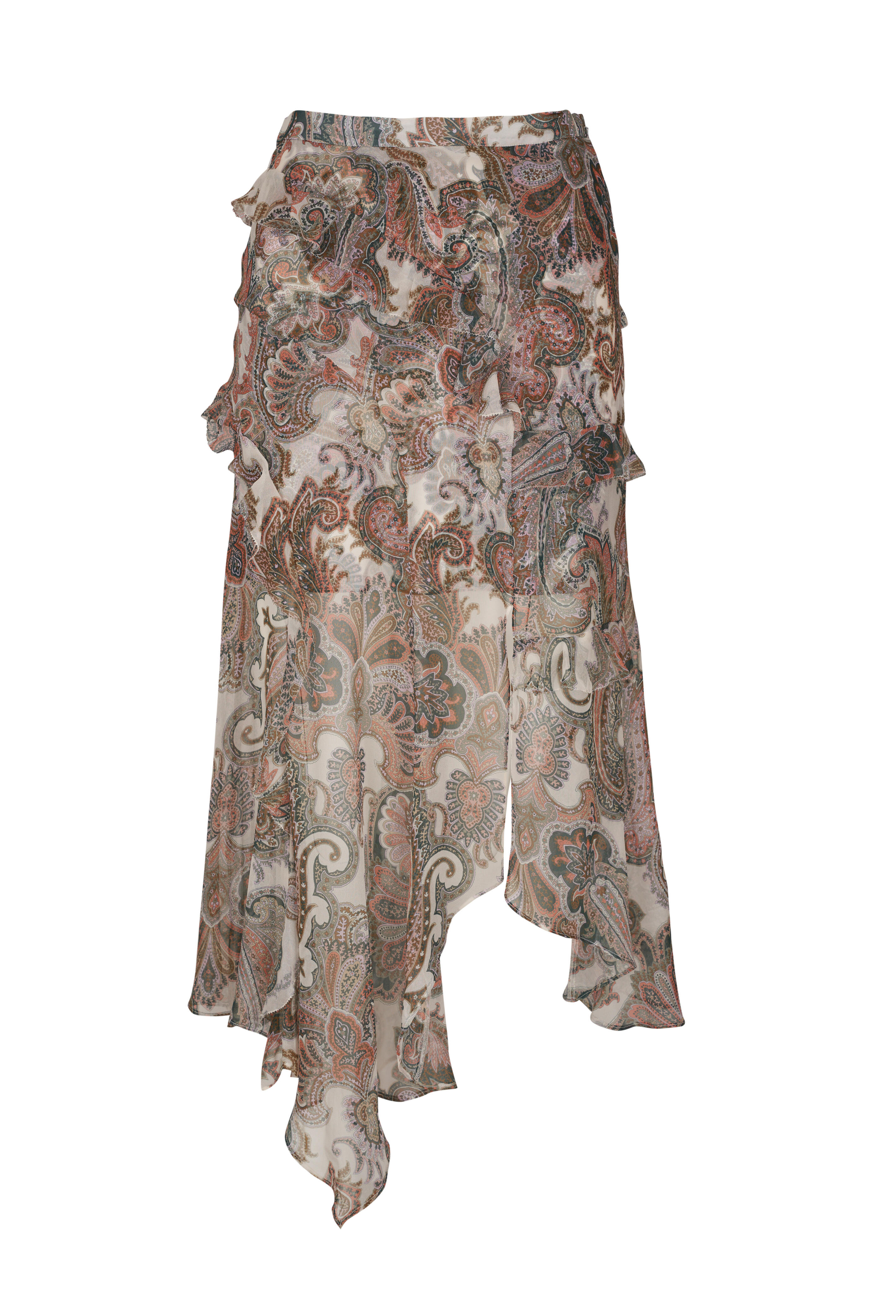 Veronica Beard - Eleonora Floral-Print Silk Skirt