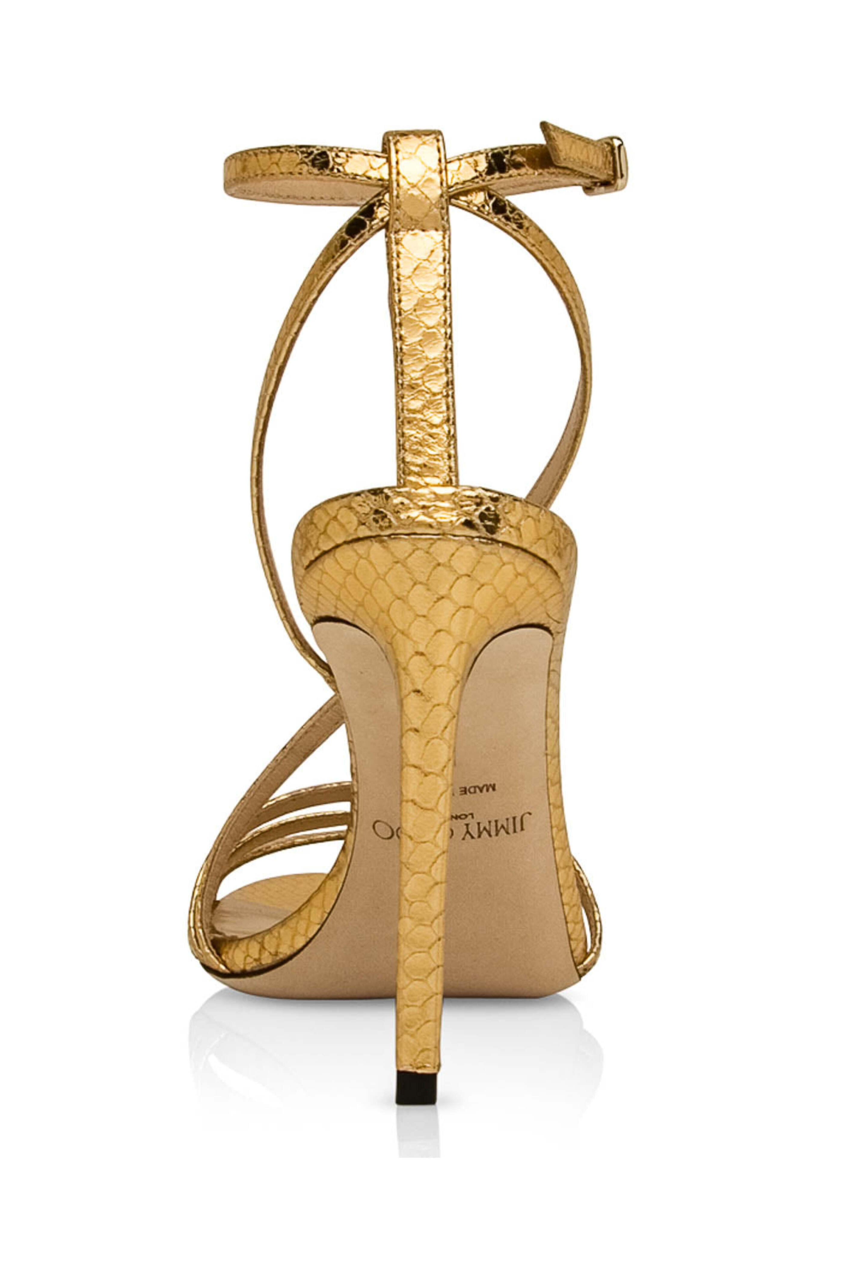 Jimmy Choo - Gold Tesca Sandal