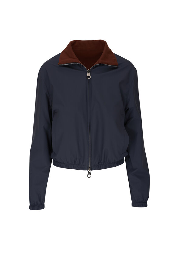 Bottega Veneta - Navy Light Double Wool Cashmere Coat