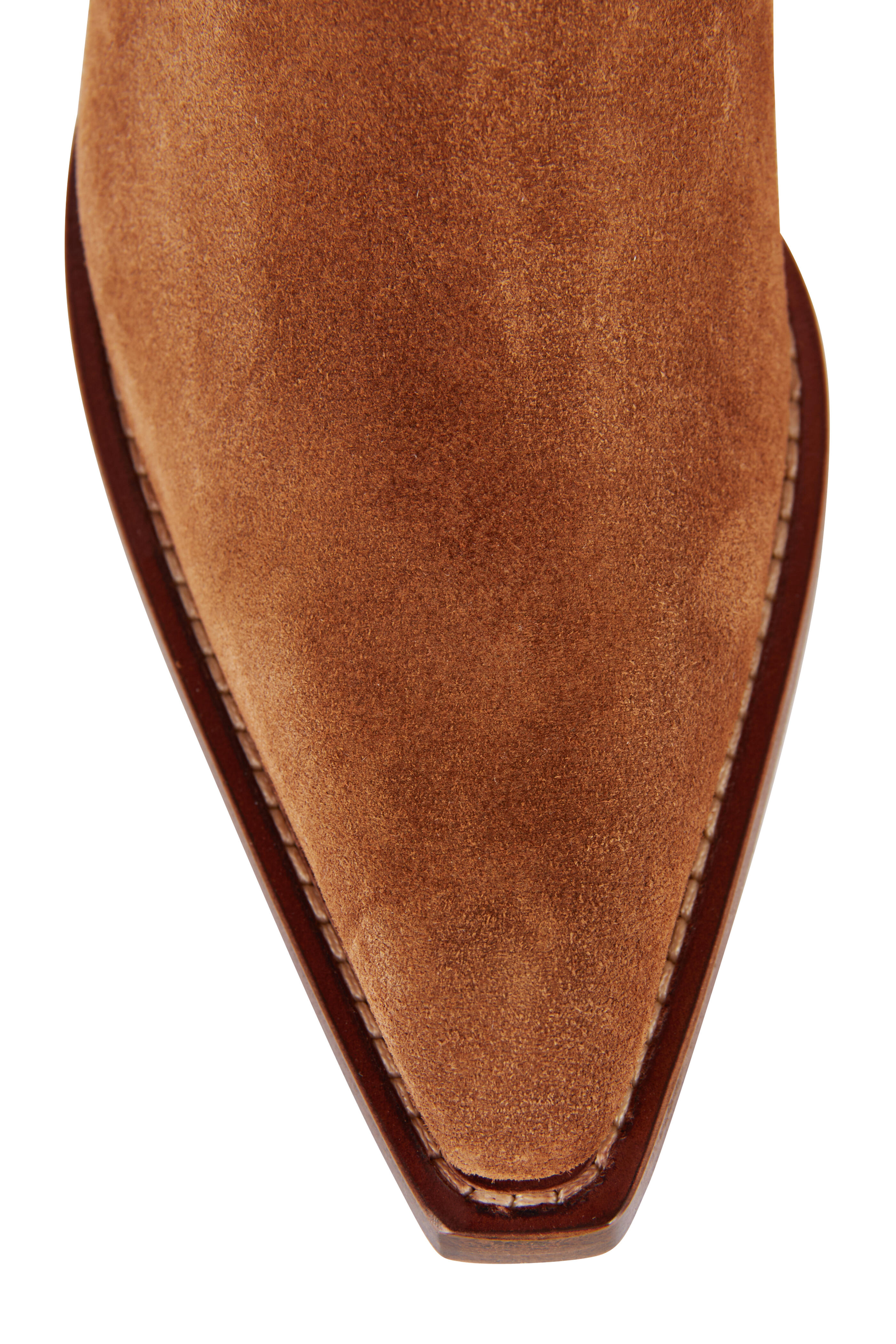 Khaite - Clive Sigaro Suede Boot, 35mm - view 4