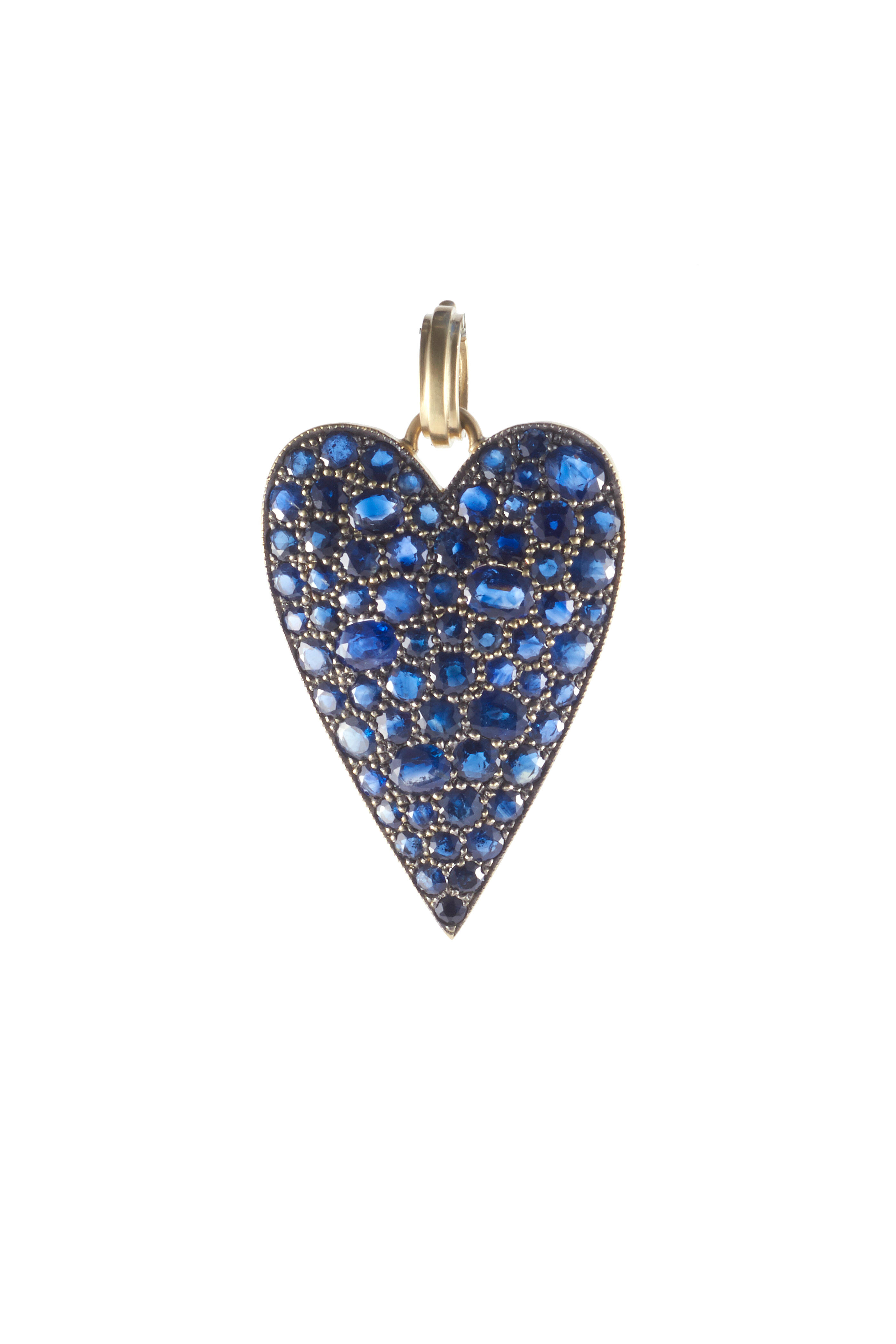 Sylva & Cie - Sapphire Heart Charm
