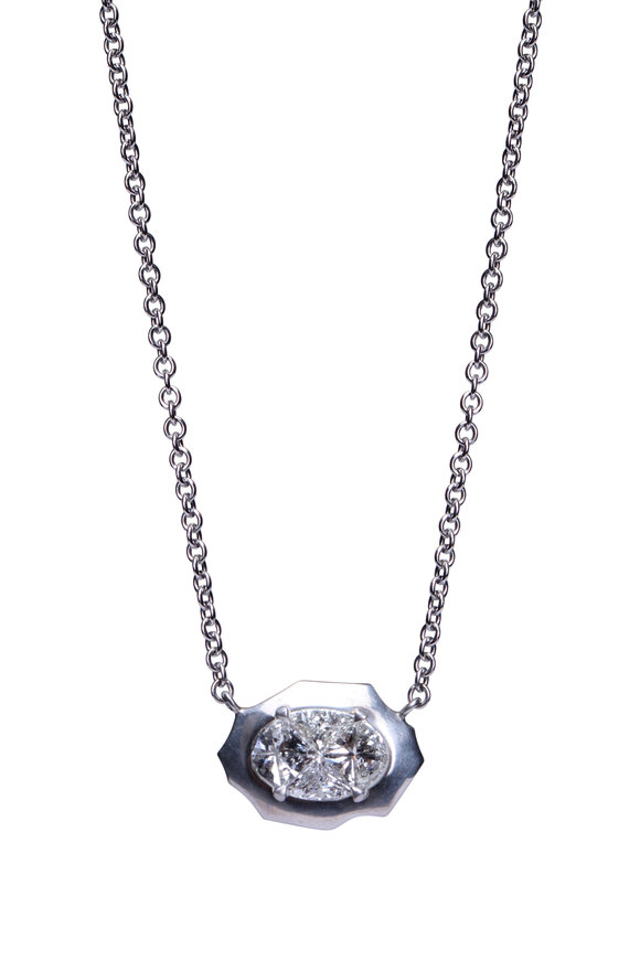 Sylva & Cie Mini Mosaic Diamond Pendant