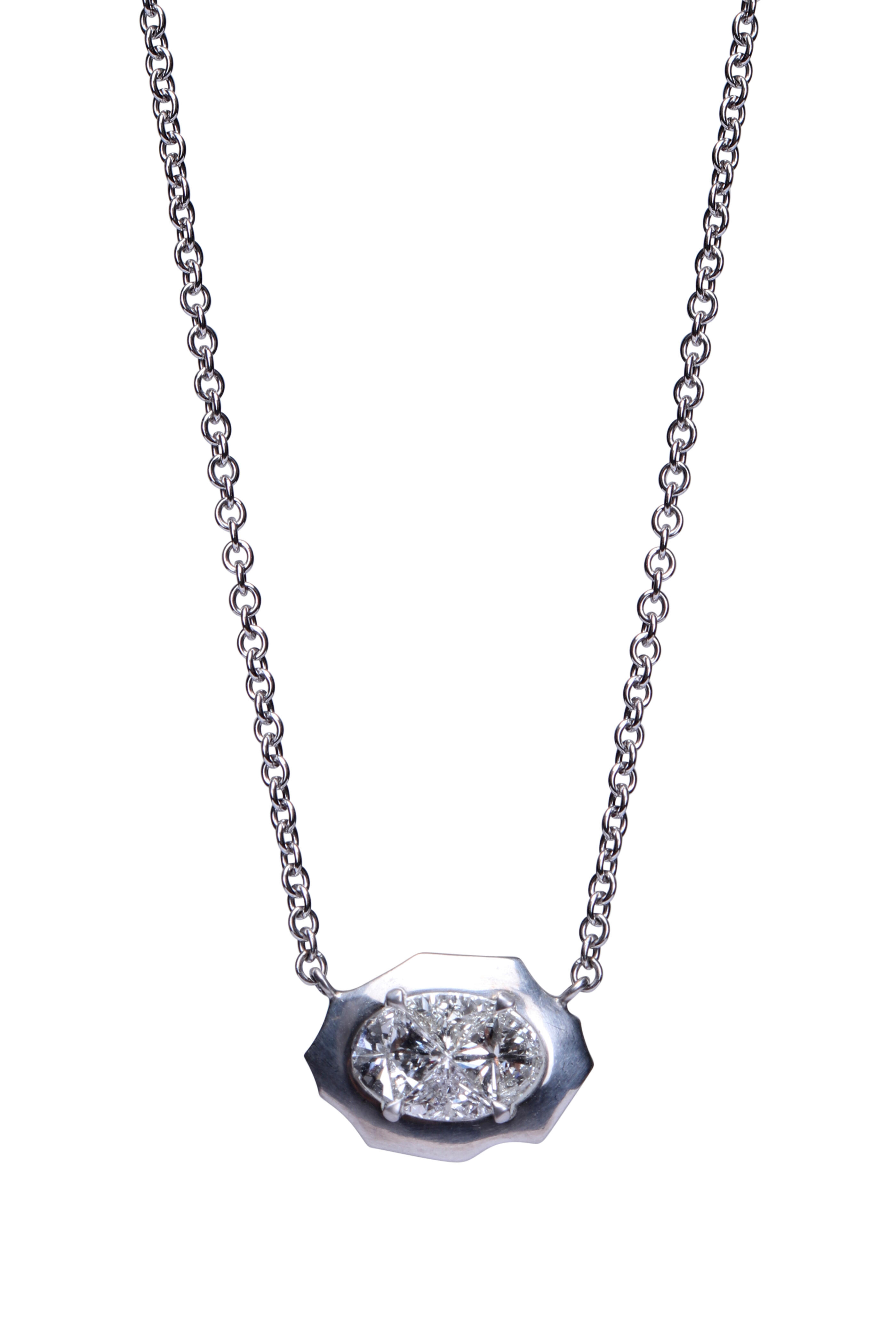 Sylva & Cie - Mini Mosaic Diamond Pendant