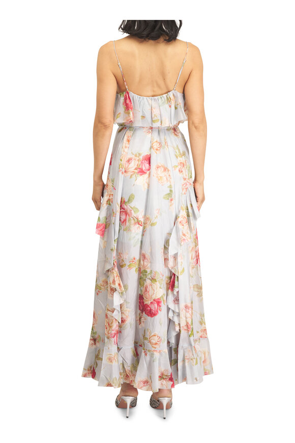 Zimmermann Roselight Floral Frill Maxi Dress - view 4