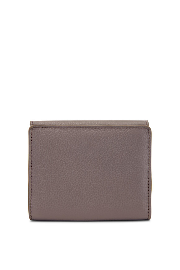 Chloé - Marcie Cashmere Gray Leather Small Wallet