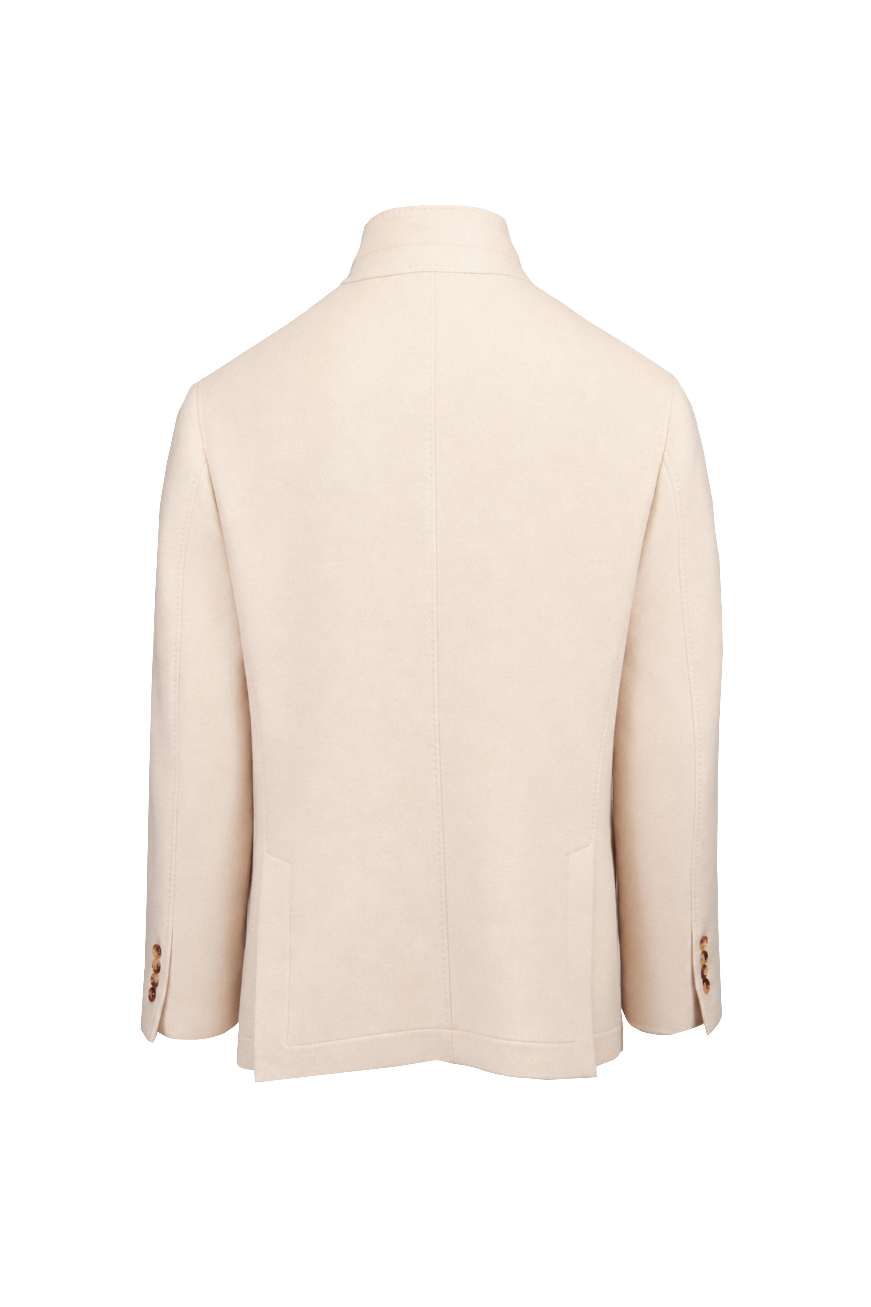 Brunello Cucinelli - Oat Cashmere Coat - view 2