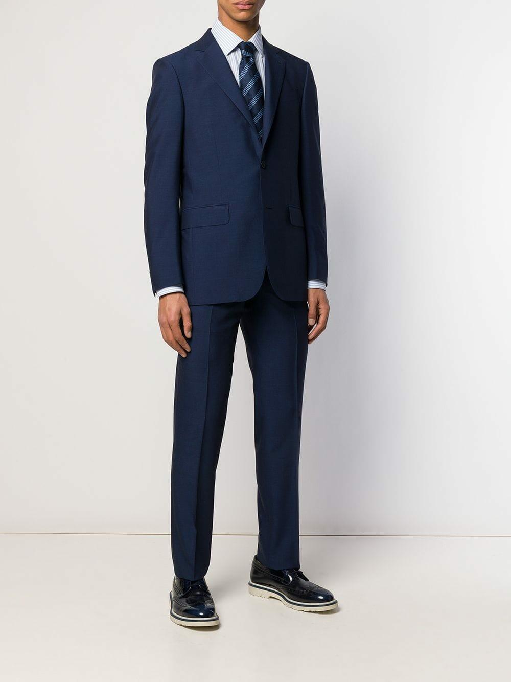 Zegna - Leggerissimo Navy Blue Wool & Silk Suit