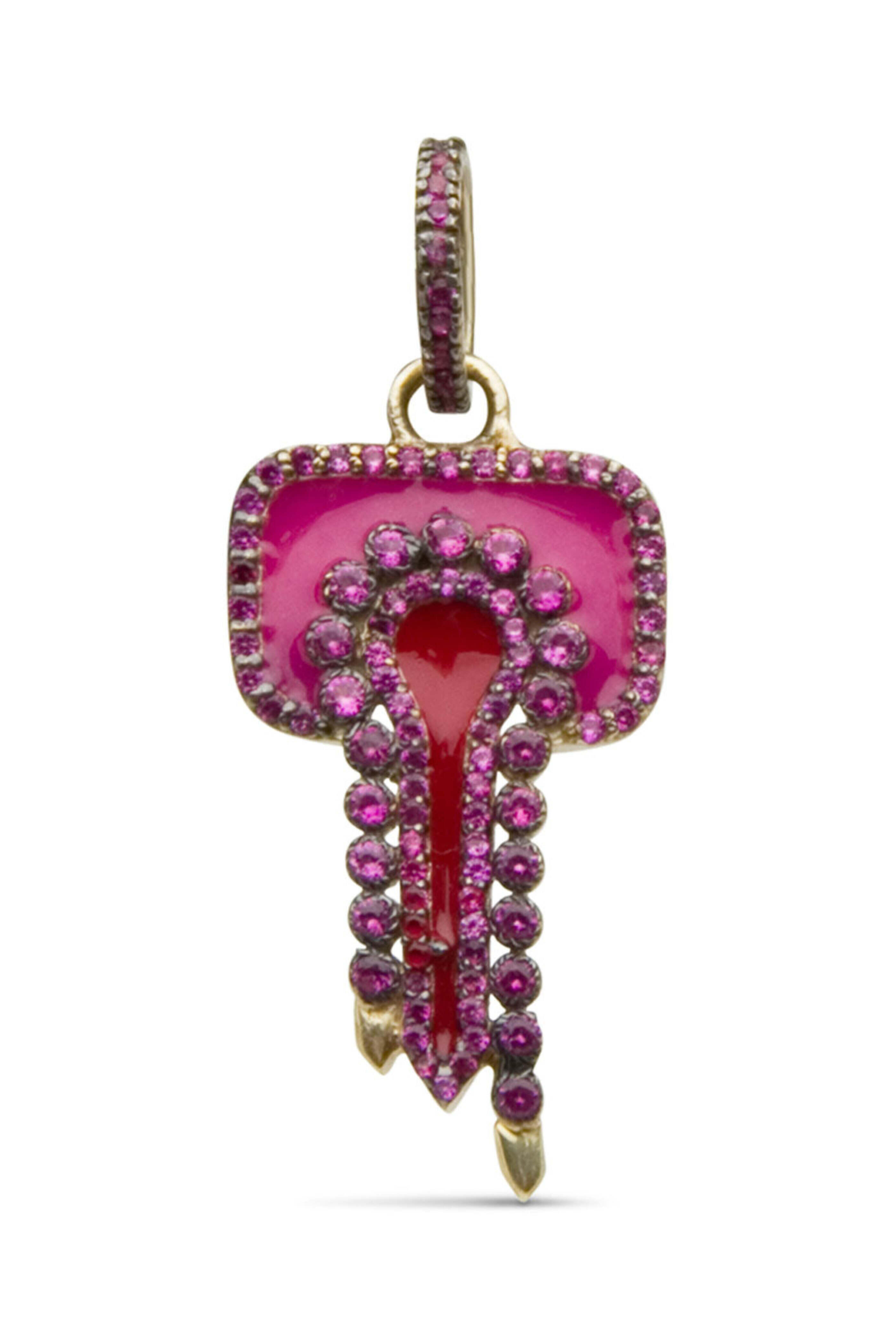 Royal Nomad Jewelry - Ruby Key Pendant
