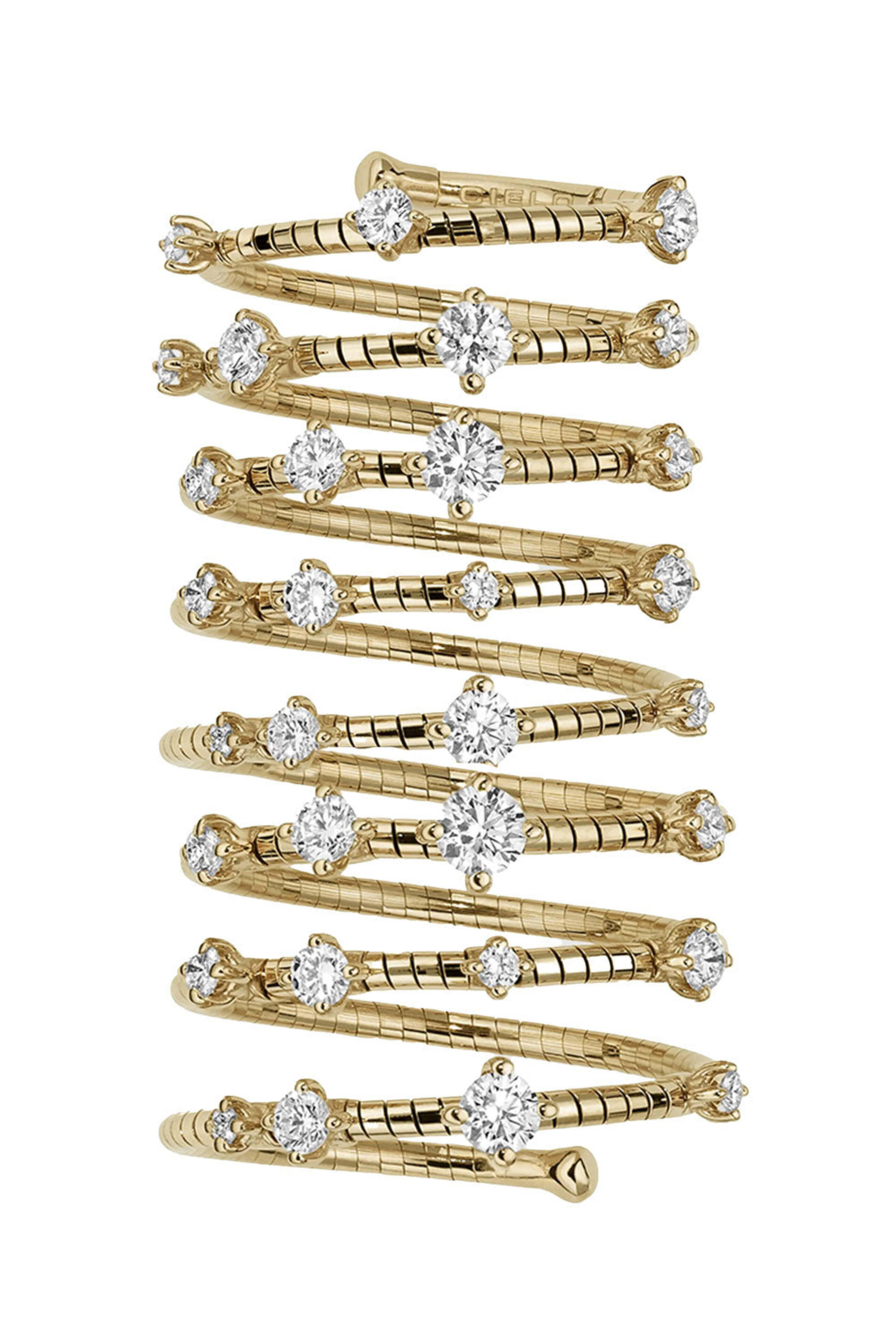 Mattia Cielo - Diamond Finger Wrap Ring