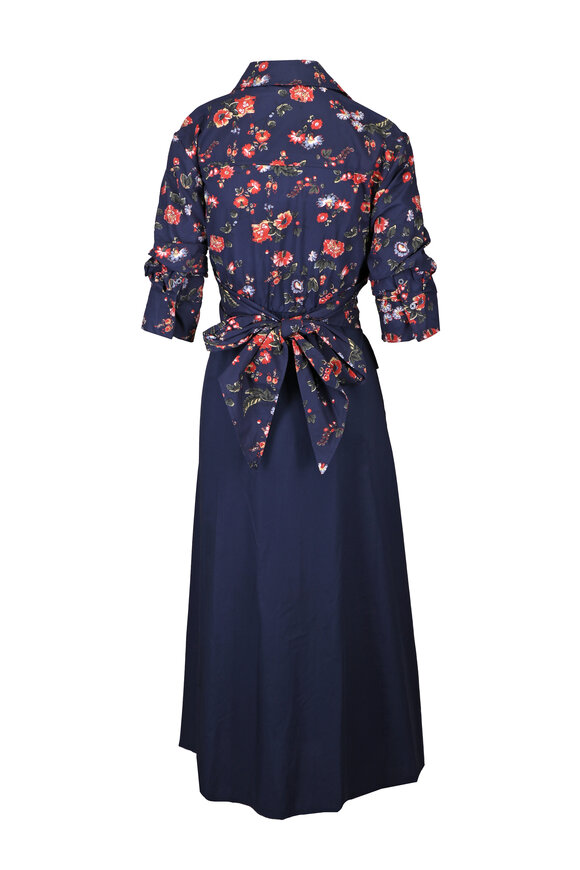 Tanya Taylor Hannah Midnight Midi Dress - view 2