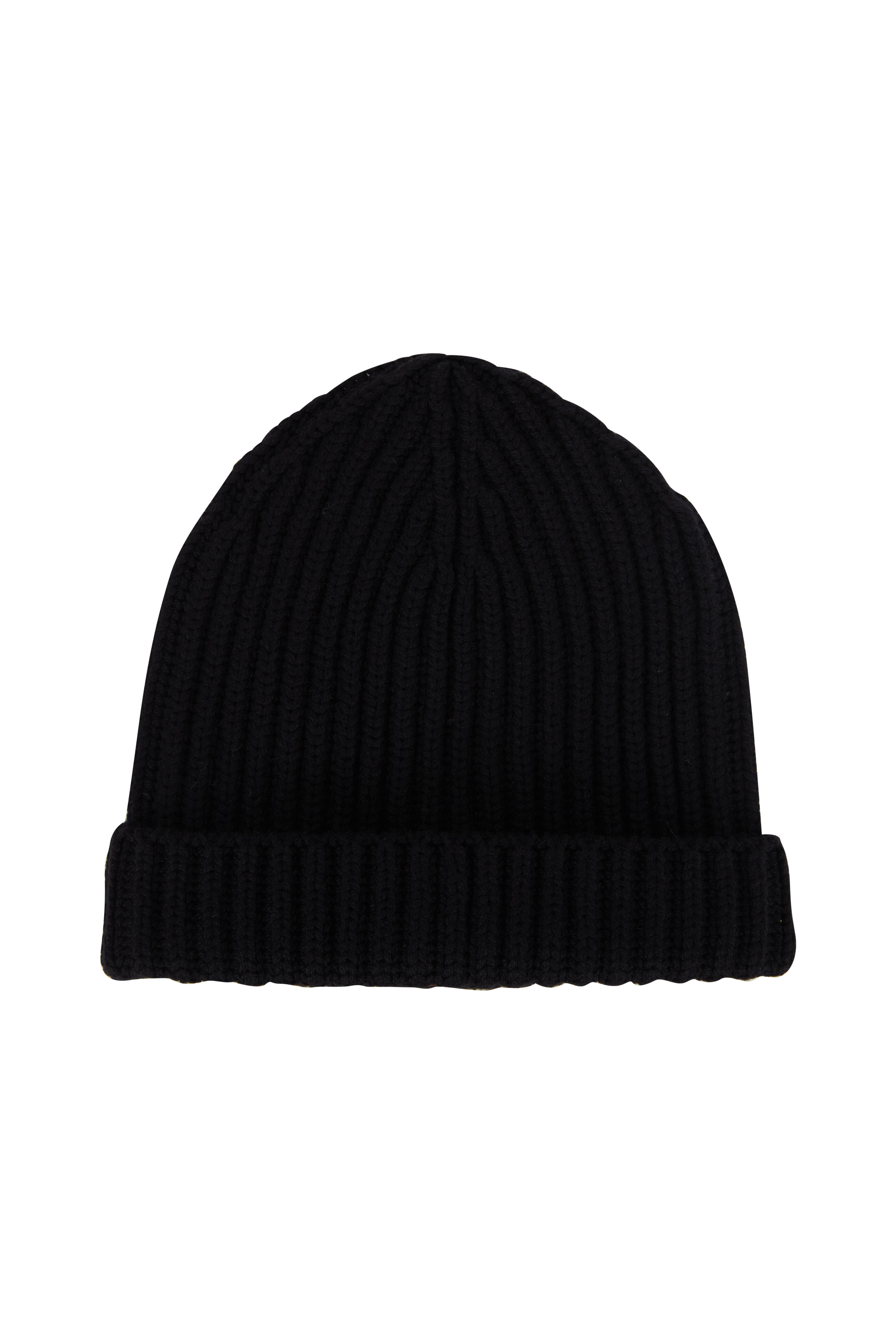 Loro Piana - Black Cashmere Ribbed Hat
